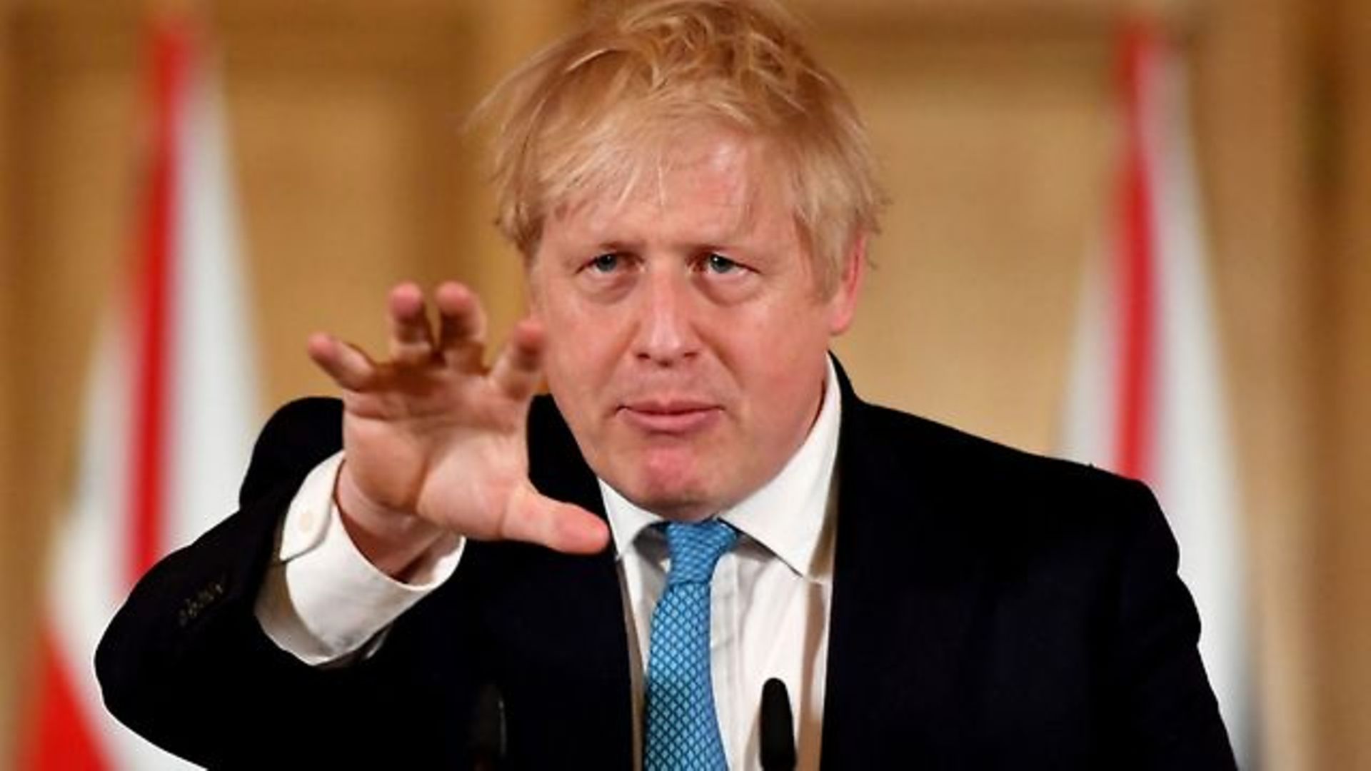 Be afraid, be very afraid: Embattled prime minister Boris Johnson faces criticism for his claims on Brexit - Credit: PA