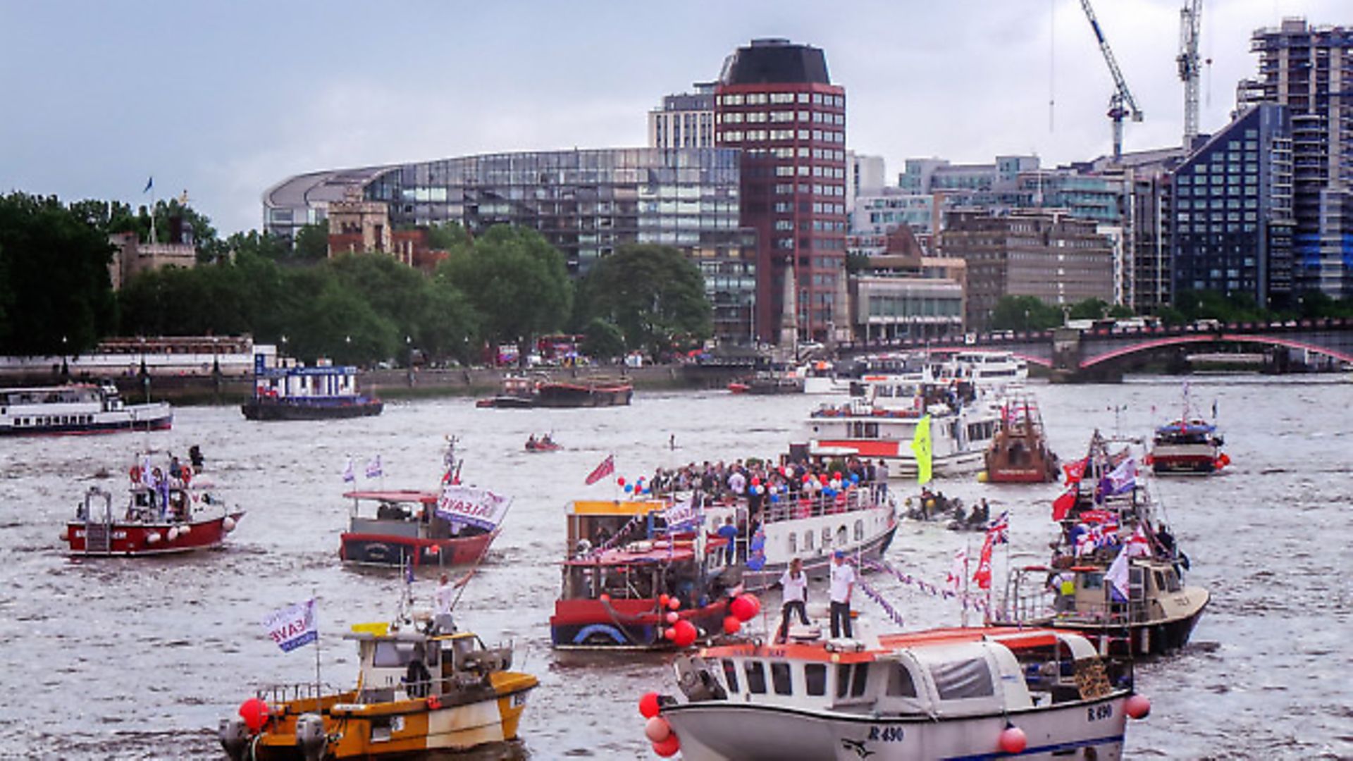 The Leave flotilla (Jun 2016) - Credit: Archant