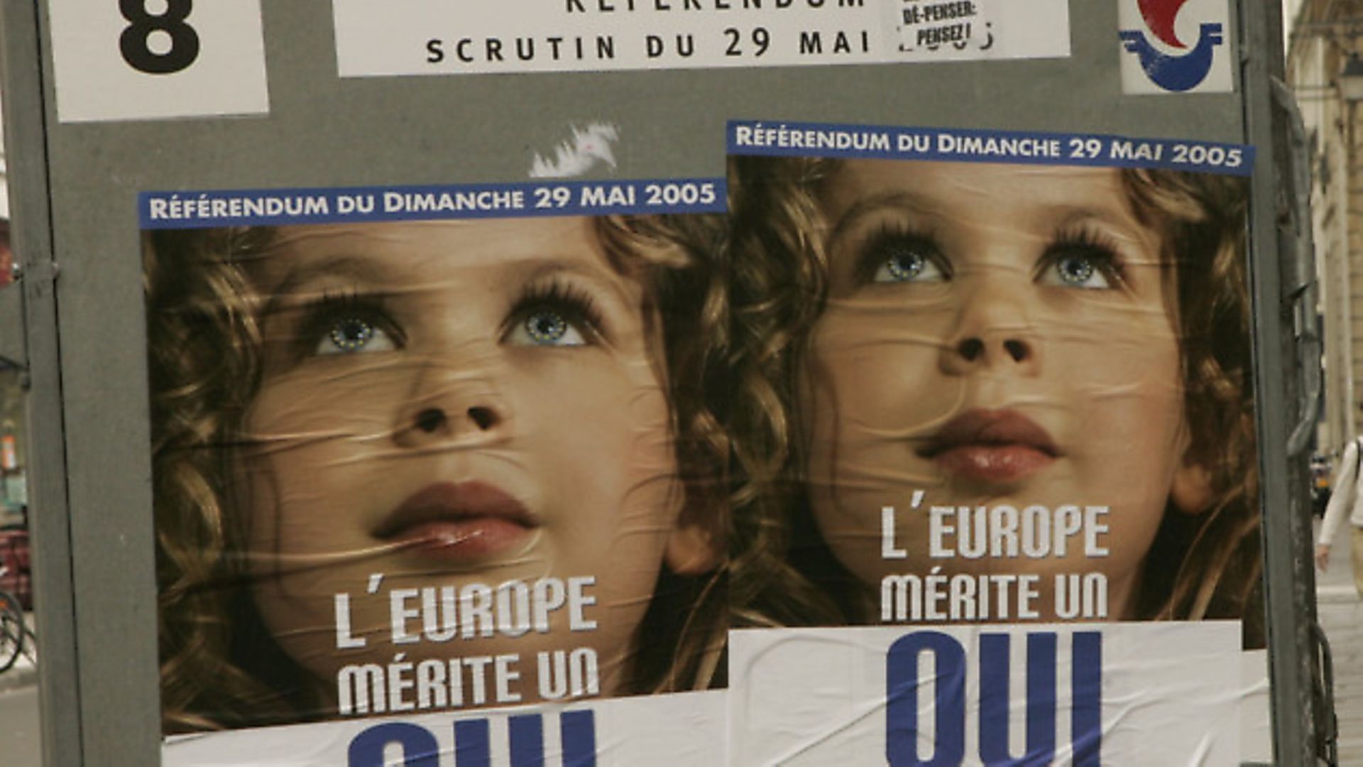 French voters head to polling stations in Paris to vote in the controversial referendum on the European Union Constitution. (Photo by Owen Franken/Corbis via Getty Images) - Credit: Corbis via Getty Images