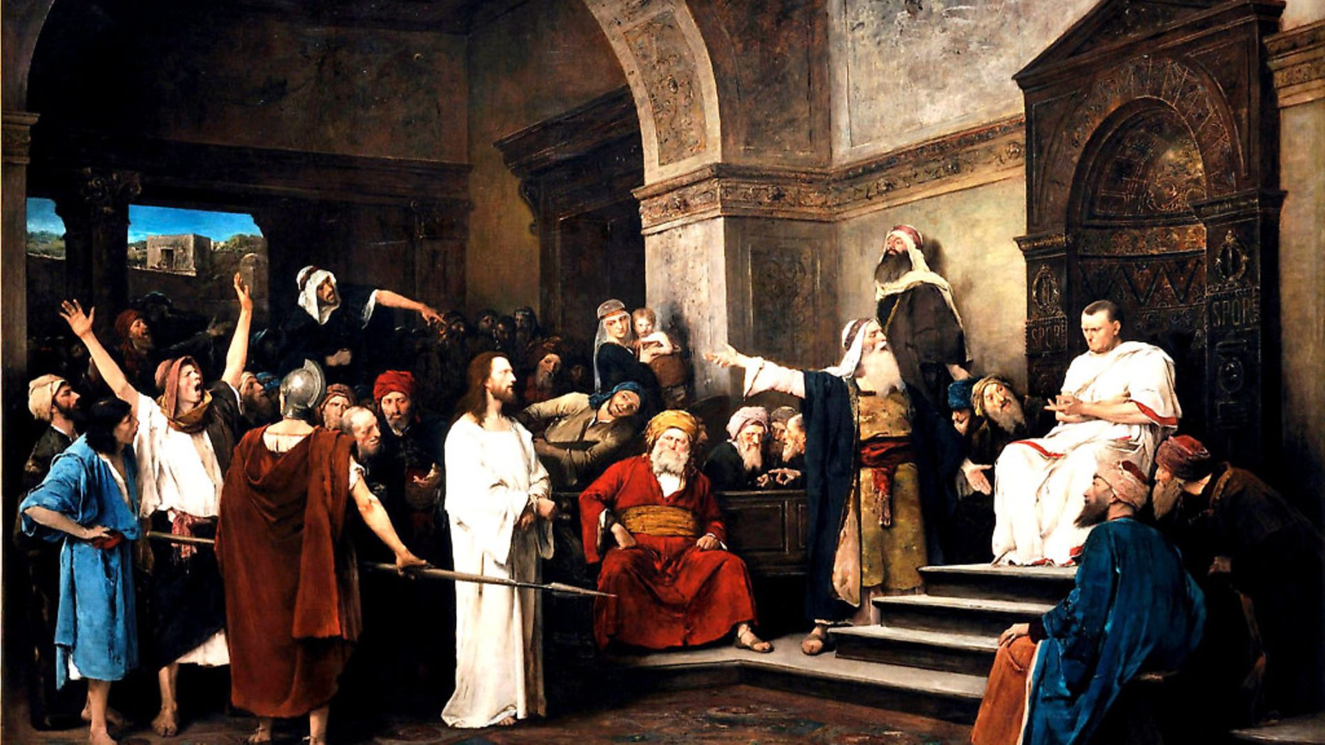 Christ in front of Pilate, 1881, Mihály Munkácsy (18441900) - Credit: Archant