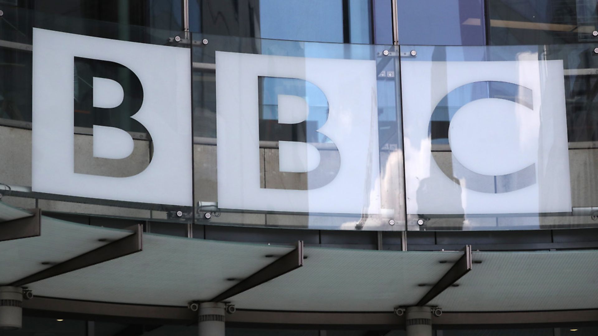 A view of the BBC New Broadcasting House sign in central London. - Credit: PA Wire/PA Images