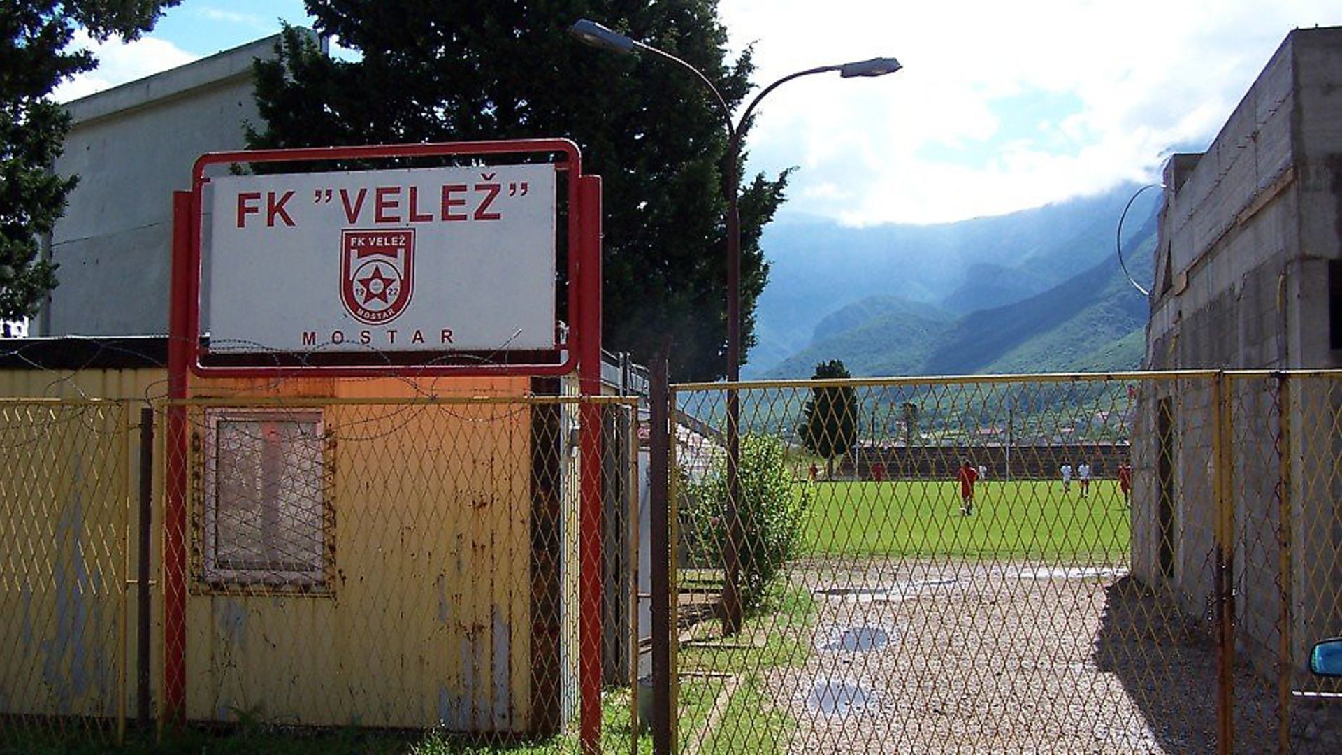 Displaced team Vele Mostar FCs far less glamorous postwar home, in the village of Vrapcici. - Credit: Archant