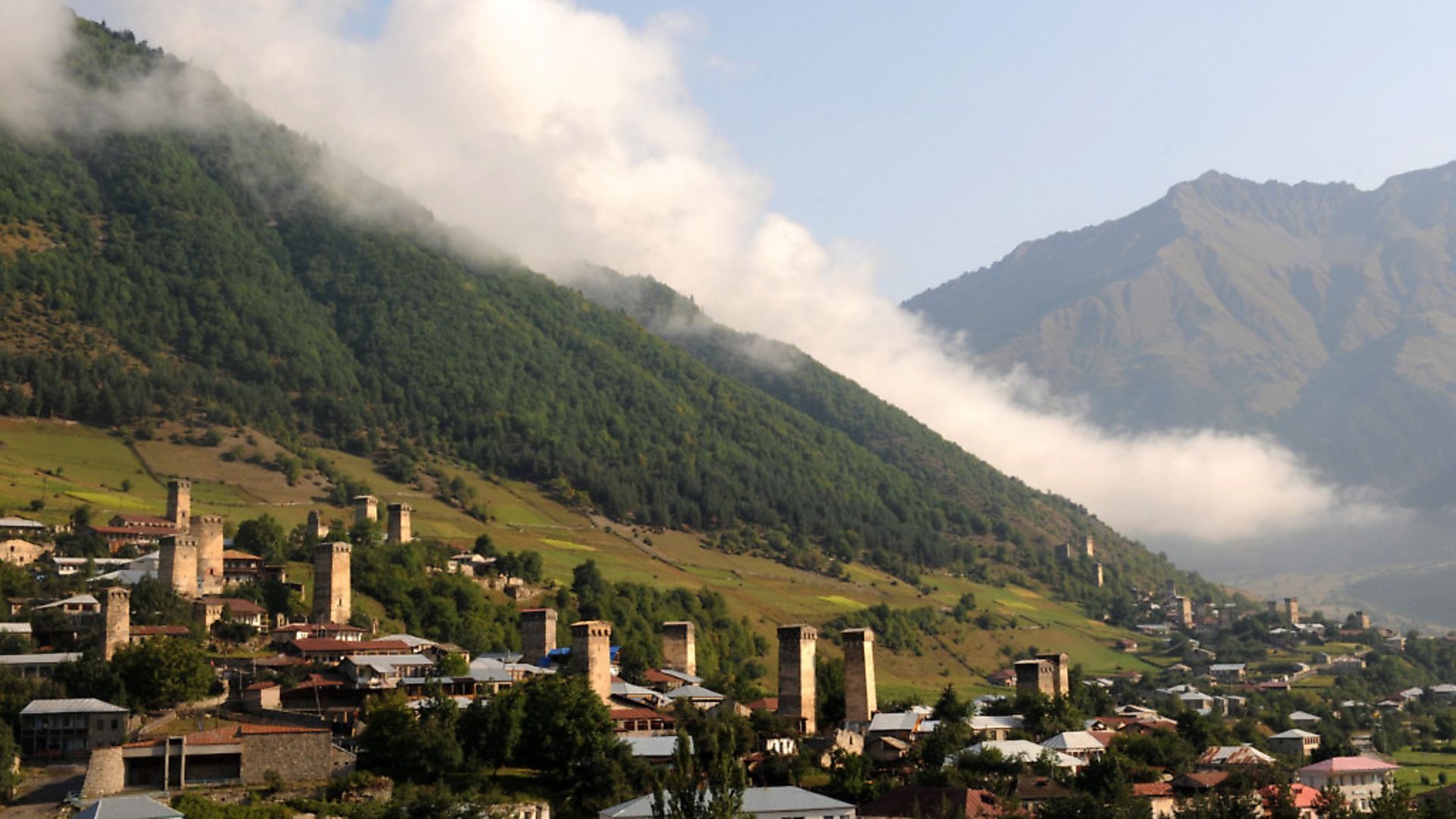 Georgia. Picture: AFP PHOTO / VANO SHLAMOV (Photo credit should read VANO SHLAMOV/AFP/Getty Images) - Credit: AFP/Getty Images