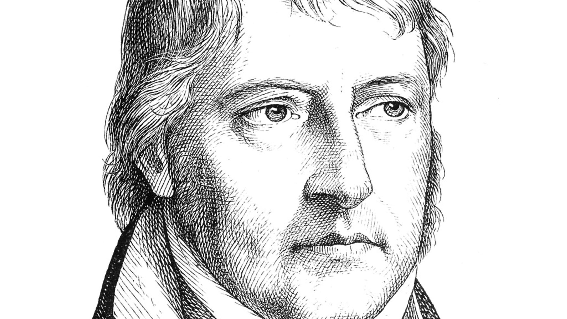 An 1890 sketch of Hegel. Photo: ullsteinbild/TopFoto - Credit: ullsteinbild / TopFoto