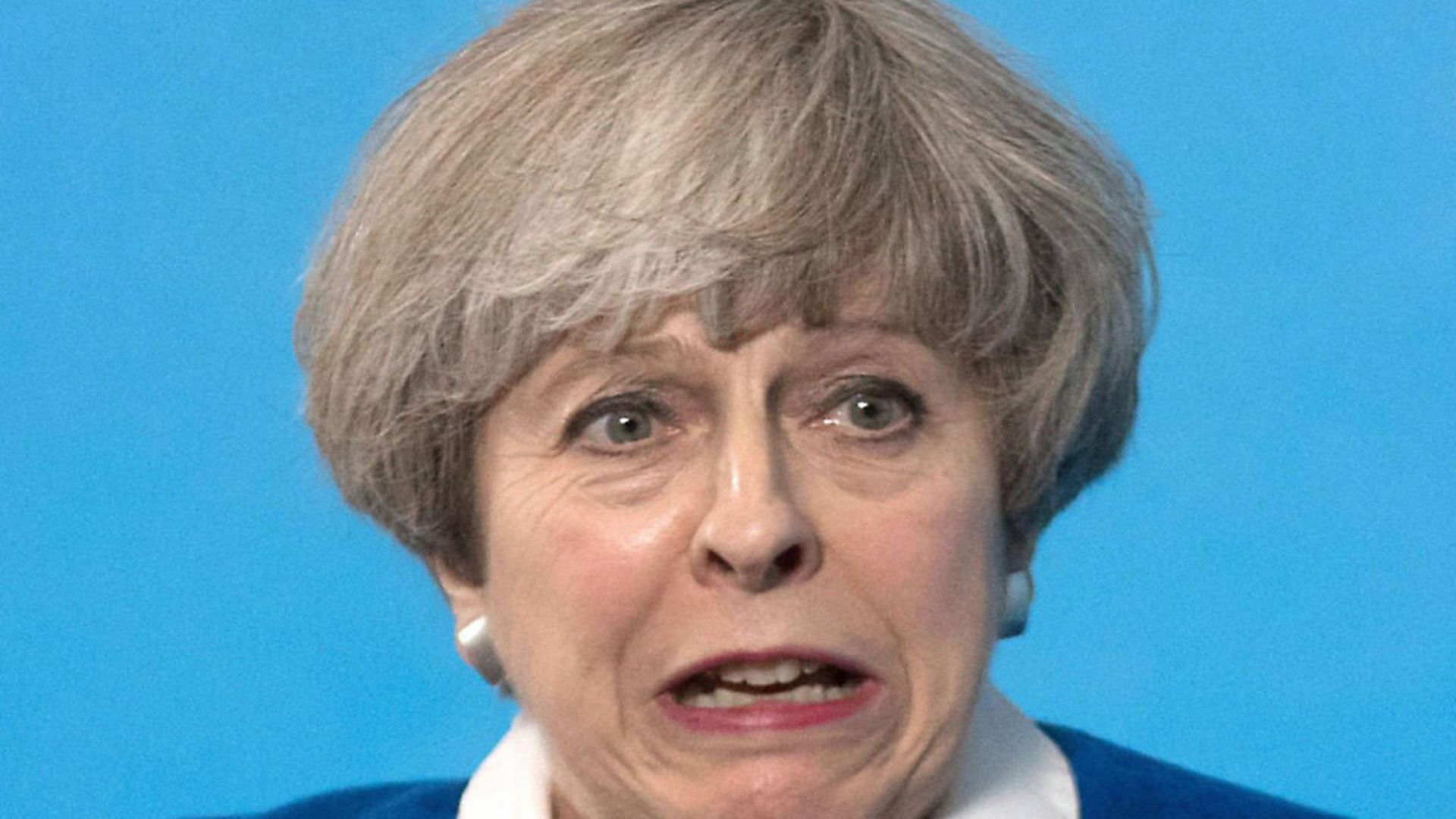 Theresa May speaks during a General Election campaign visit to Grand Station in Wolverhampton in the West Midlands (Picture: Steve Parsons/PA) - Credit: PA Wire/PA Images