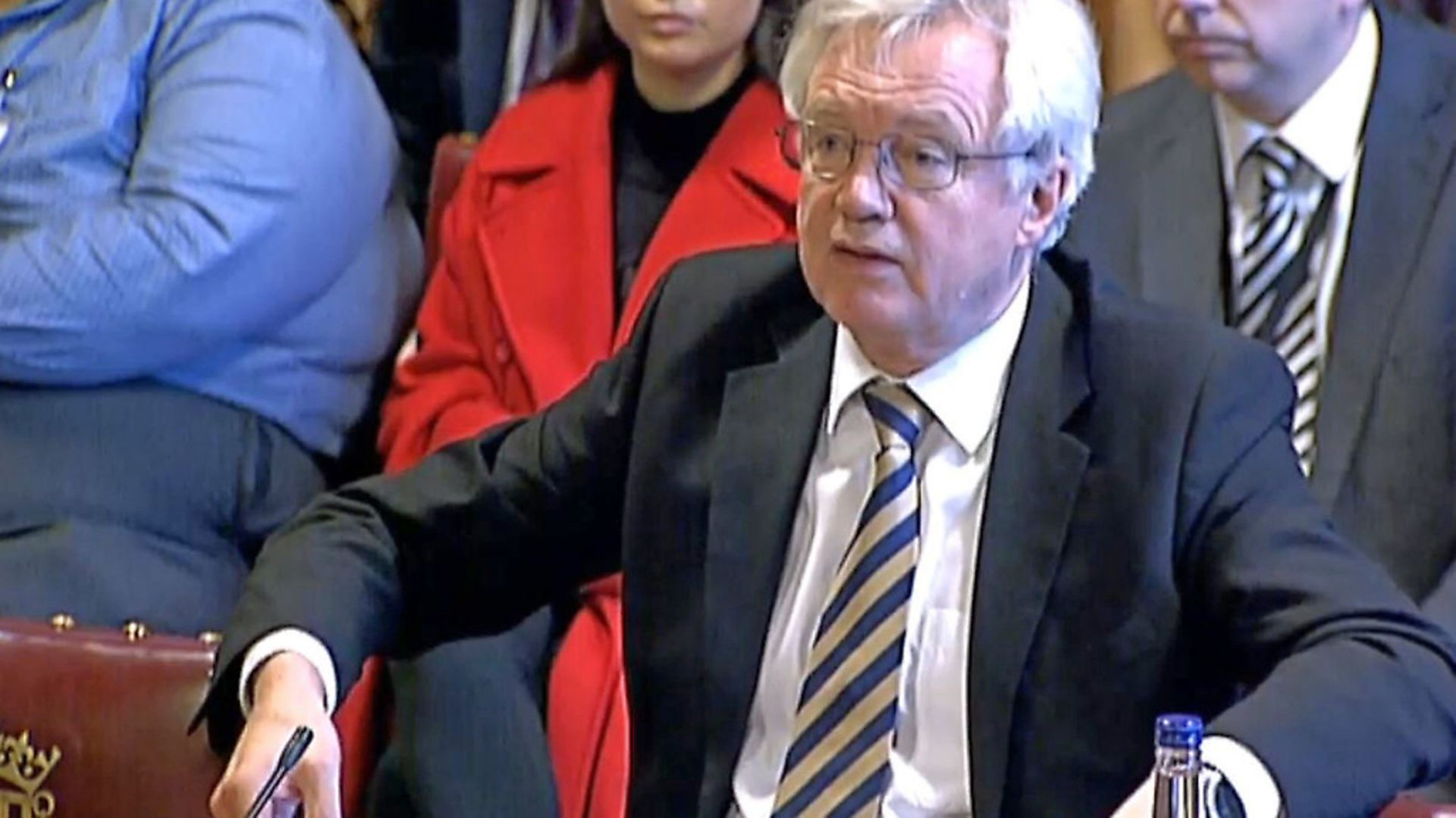 Brexit Secretary David Davis gives evidence to the the European Union Select Committee in the House of Lords. Picture: PA Wire/PA Images - Credit: PA Wire/PA Images