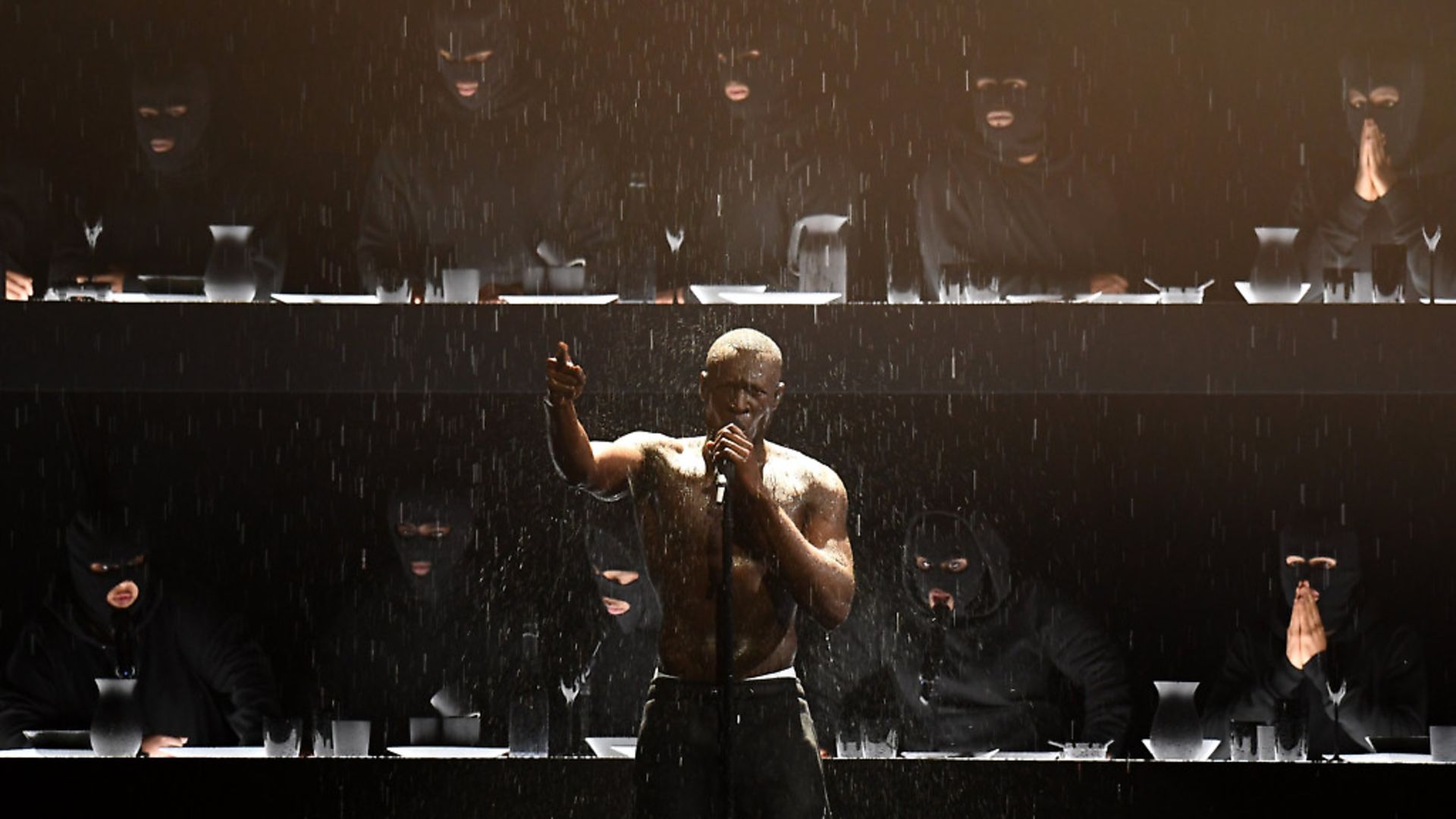 Stormzy performs on stage during the 2018 BRIT Awards show. Picture: Victoria Jones/PA Wire. - Credit: PA Archive/PA Images