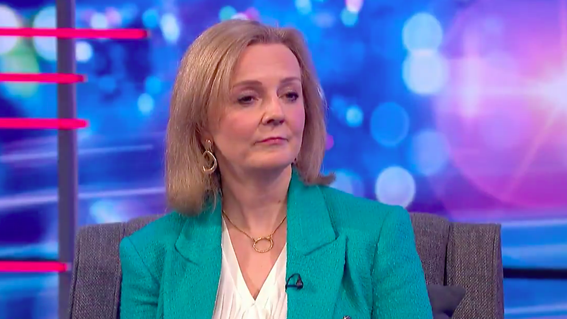 Liz Truss appears on the Peston programme - Credit: ITV