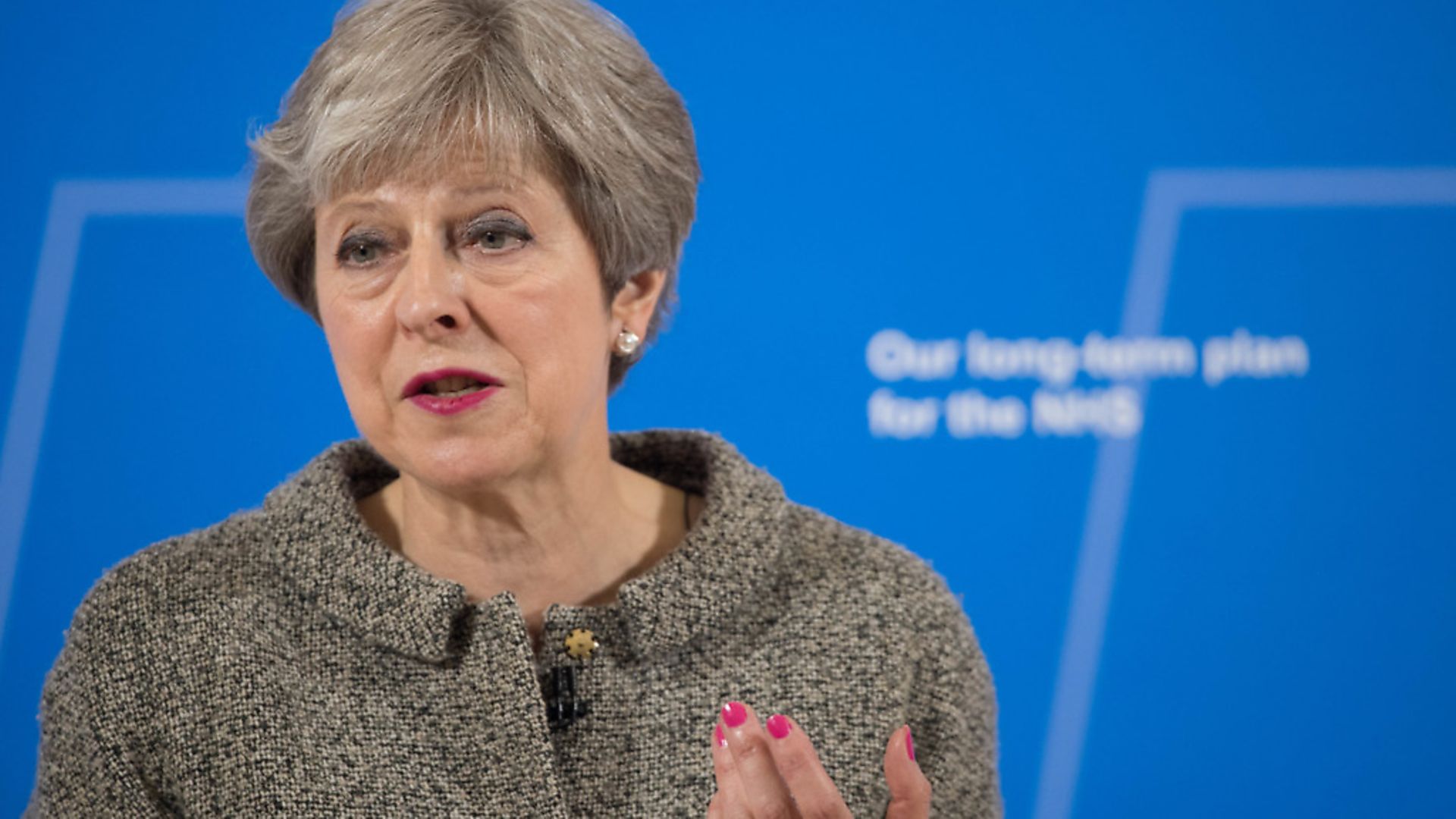 Prime Minister Theresa May has promised a �20 billion NHS boost from a dividend that doesn't exist. Photo: Stefan Rousseau / PA Wire - Credit: PA