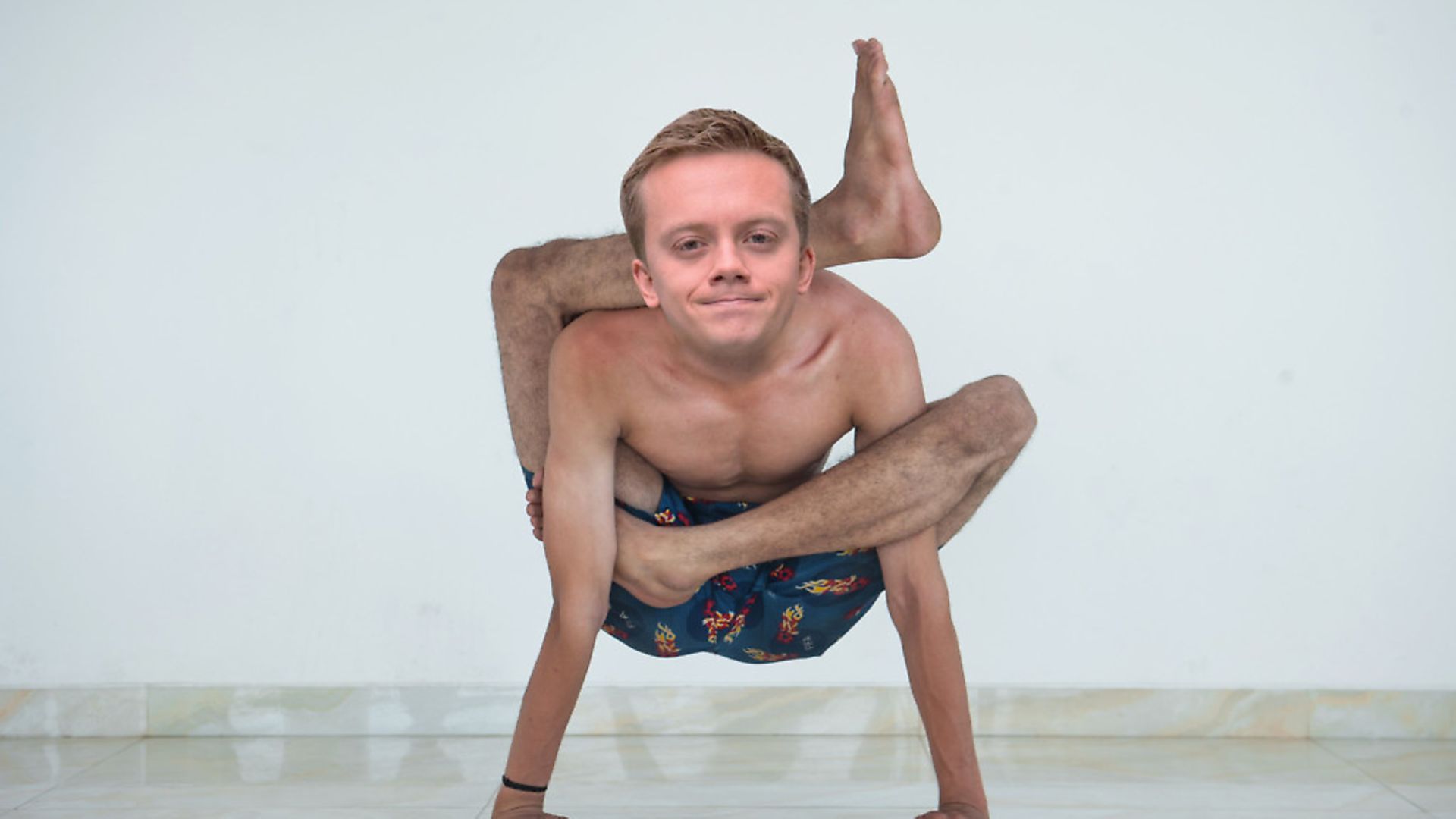 Owen Jones appears to be quite contorted. Picture: GettyImages - Credit: Barcroft Media via Getty Images