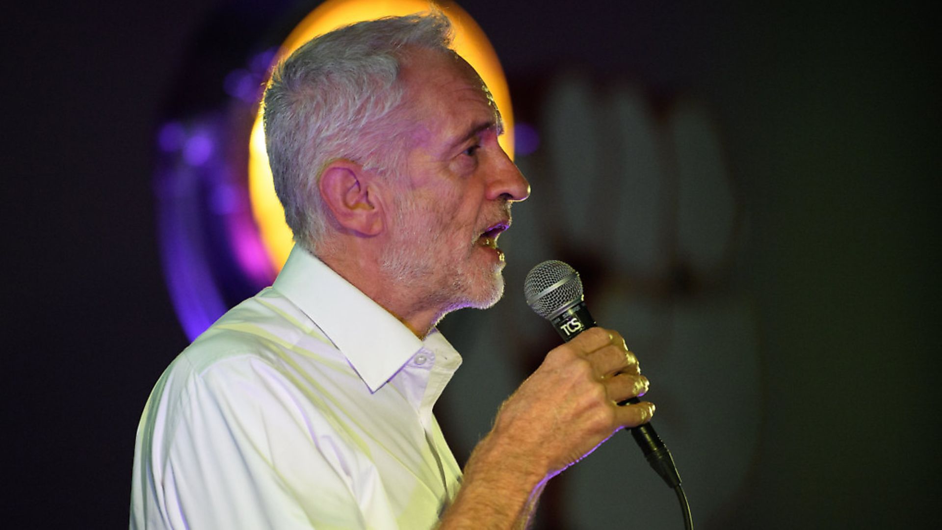 Labour Party leader Jeremy Corbyn speaks to the audience at a Momentum "The World Transformed" event during the first day of the annual Labour Party conference. Picture: Leon Neal/Getty Images - Credit: Getty Images