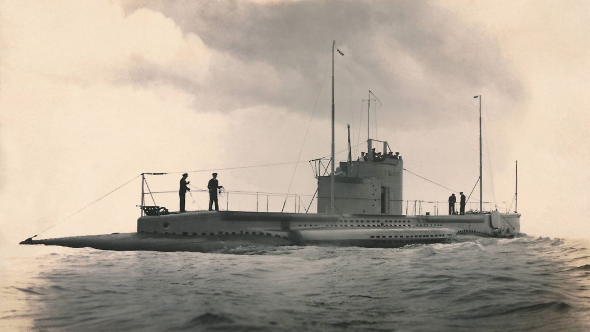 Kalev on sea trials in Great Britian, 1937. Photo: Estonian Maritime Museum - Credit: Archant