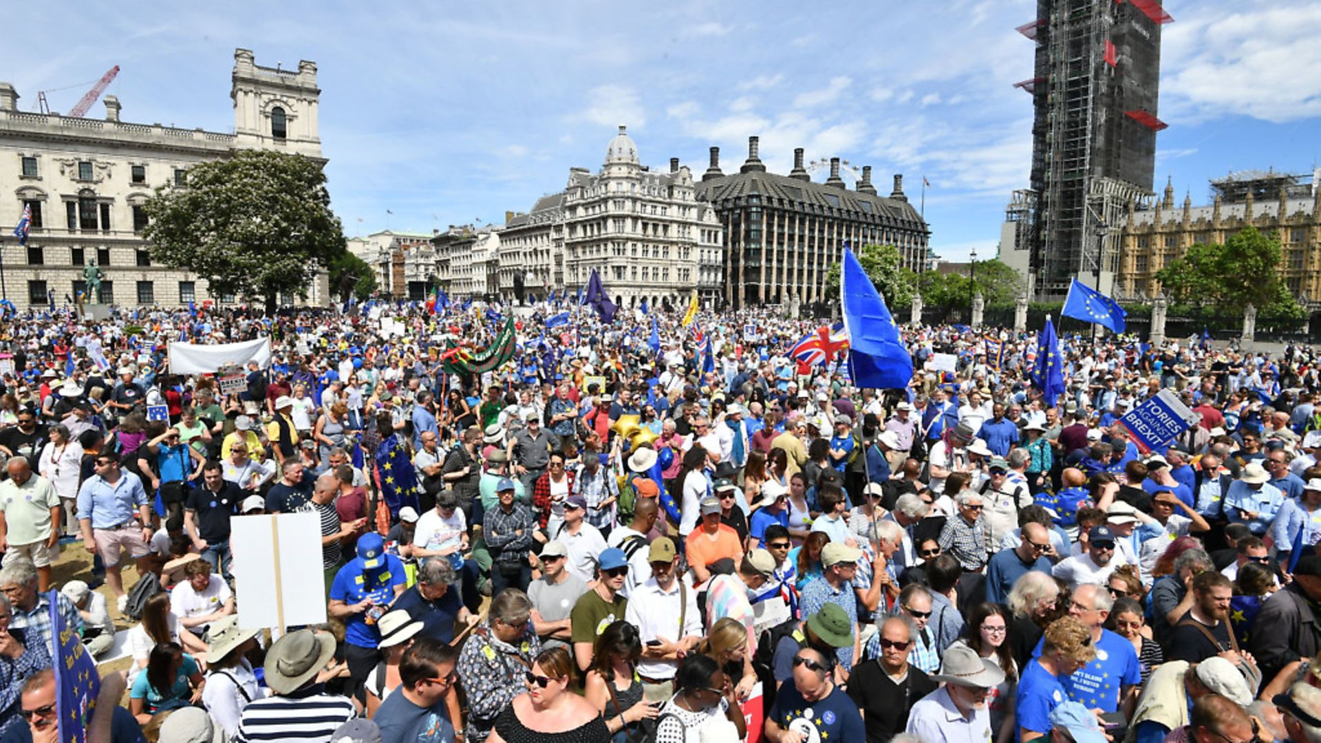 More than 100,000 attended the June 2018 anti-Brexit march in central London. Photo: PA - Credit: PA Wire/PA Images