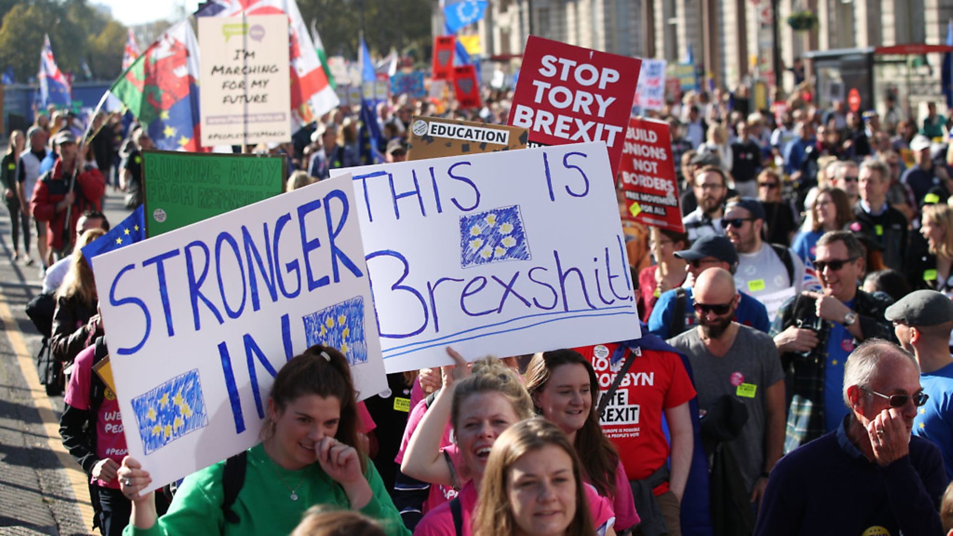 Without a swift shift of focus there might not be a chance to have a second referendum... Photograph: Yui Mok. - Credit: PA Wire/PA Images