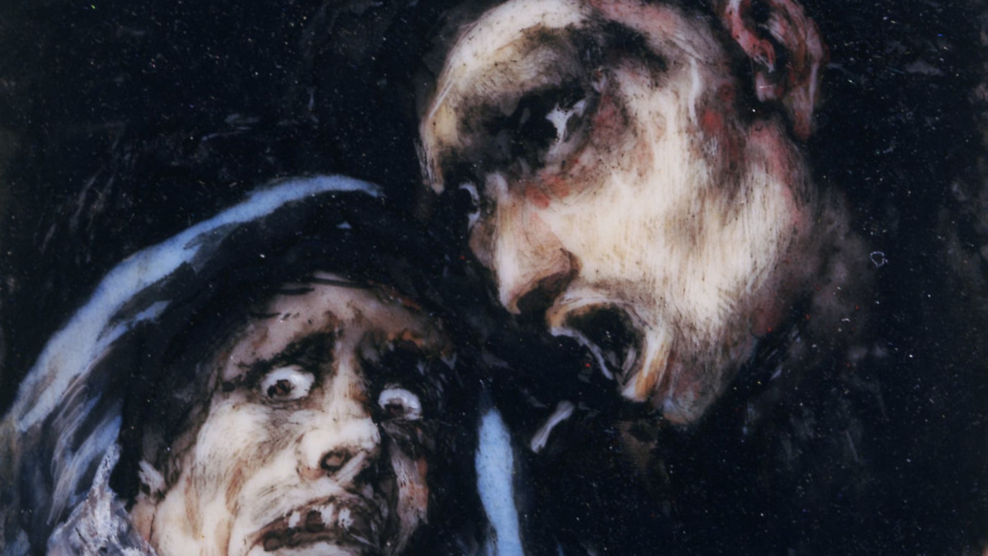 Francisco Goya's Monk Talking to an Old Woman, 1824. - Credit: Archant