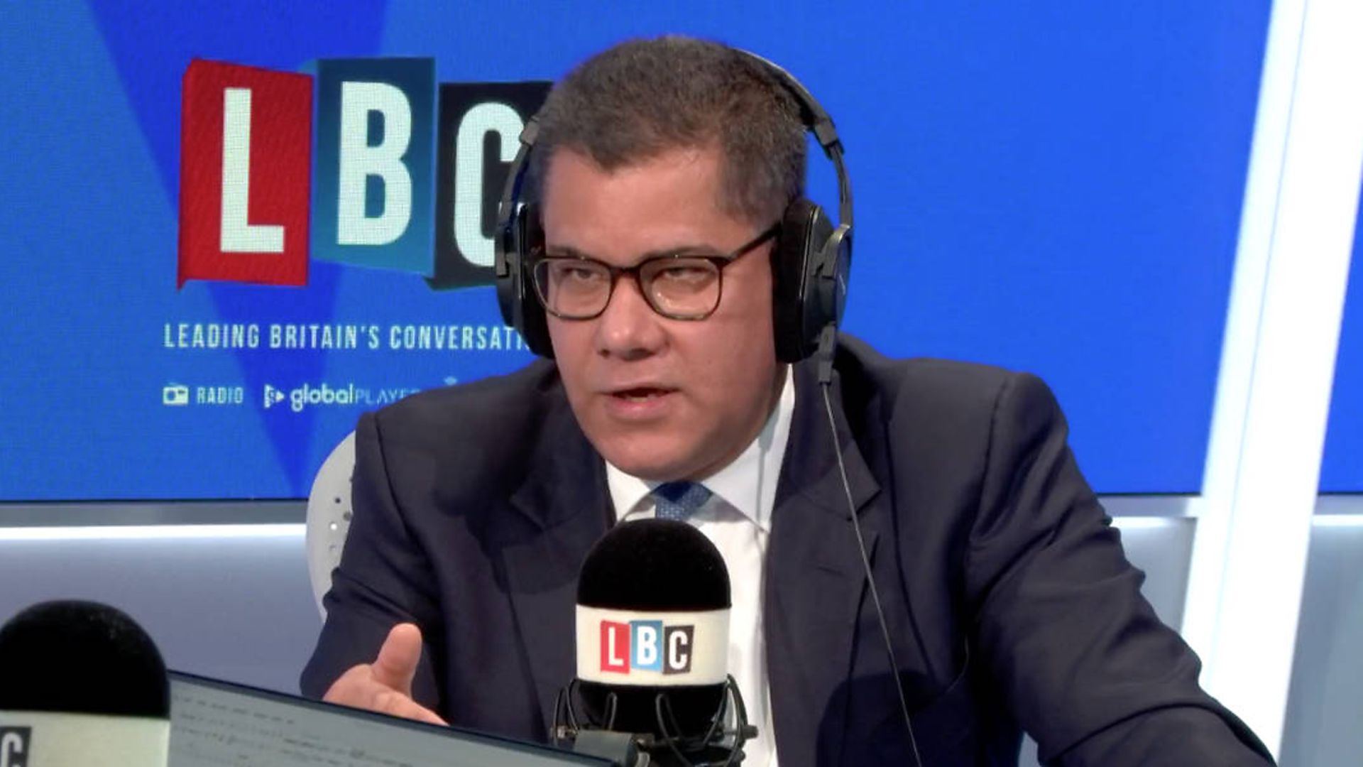 Alok Sharma on LBC Radio - Credit: Global