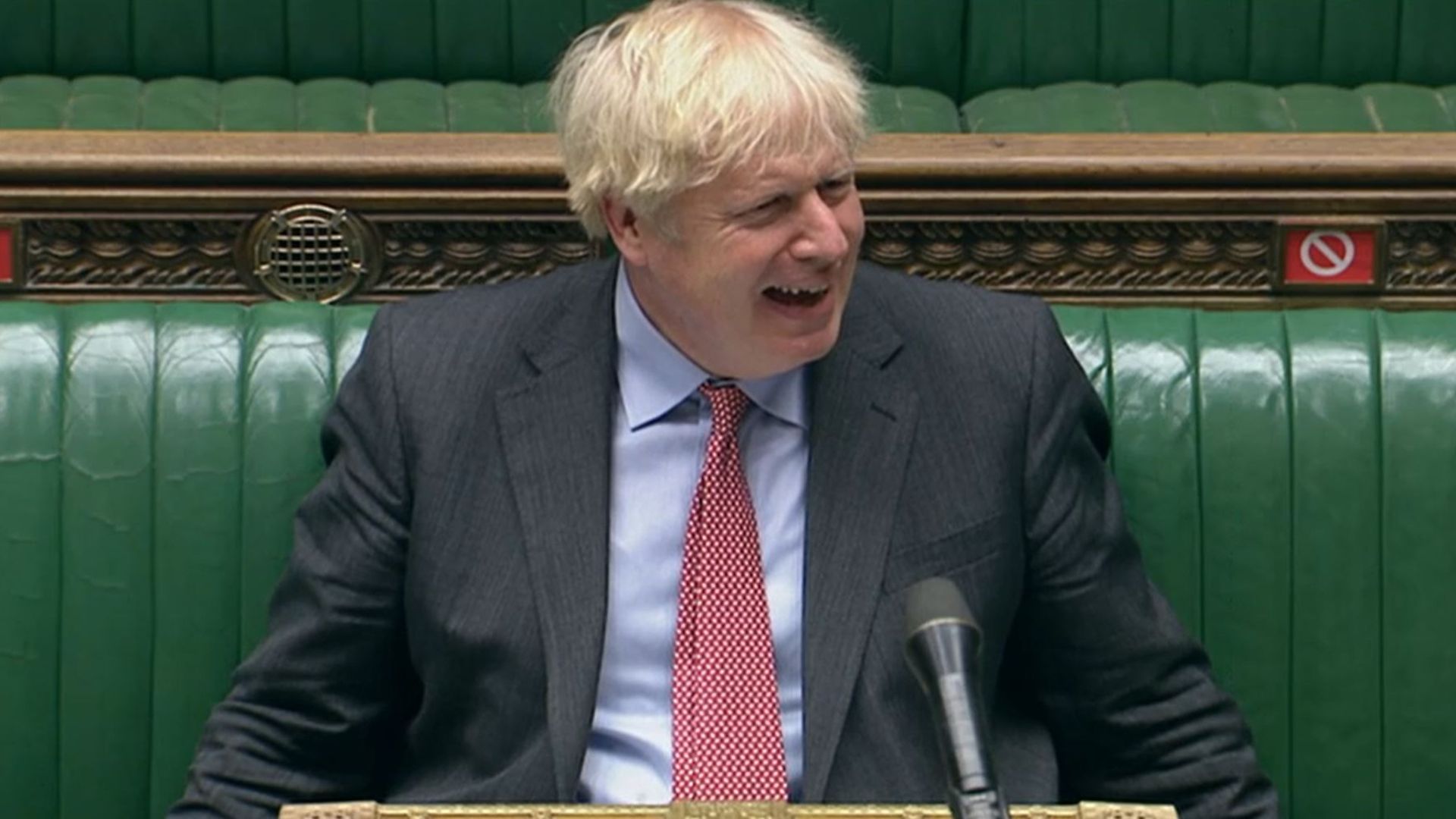 Prime Minister Boris Johnson during Prime Minister's Questions in the House of Commons, London. - Credit: PA