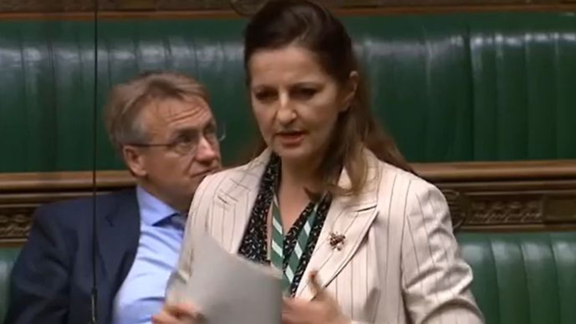 Eastbourne MP Caroline Ansell speaking in the House of Commons - Credit: Facebook, Parliamentlive.tv