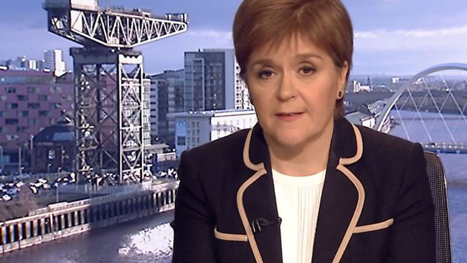 Nicola Sturgeon on Andrew Marr 27/01 - Credit: Archant