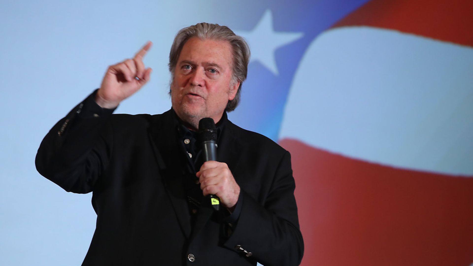 Steve Bannon, former White House Chief Strategist to U.S. President Donald Trump, speaks at a debate on May 22, 2018 in Prague. (Photo by Sean Gallup/Getty Images) - Credit: Getty Images