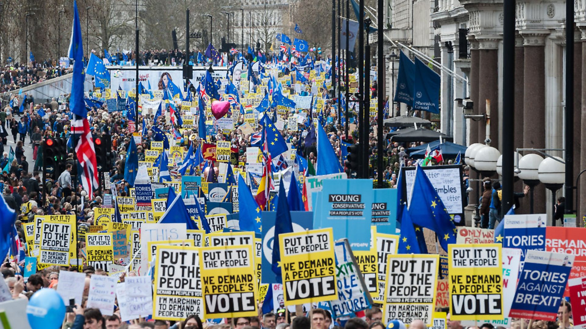 Over one million people took part in the anti-Brexit 'Put it to the People' march - the Lib Dems are now calling for a big turnout on July 20. Picture: Wiktor Szymanowicz/NurPhoto via Getty Images - Credit: NurPhoto via Getty Images