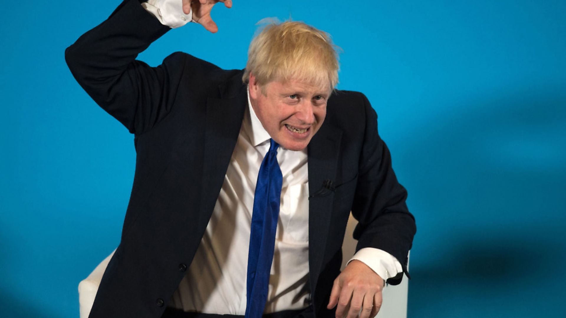 Boris Johnson at a leadership hustings. (Photo by OLI SCARFF / AFP) - Credit: AFP/Getty Images