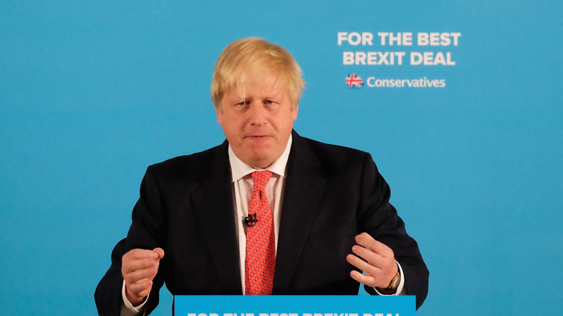 Boris Johnson ahead of the 2017 general election. (Photo by Ian Forsyth/Getty Images) - Credit: Getty Images
