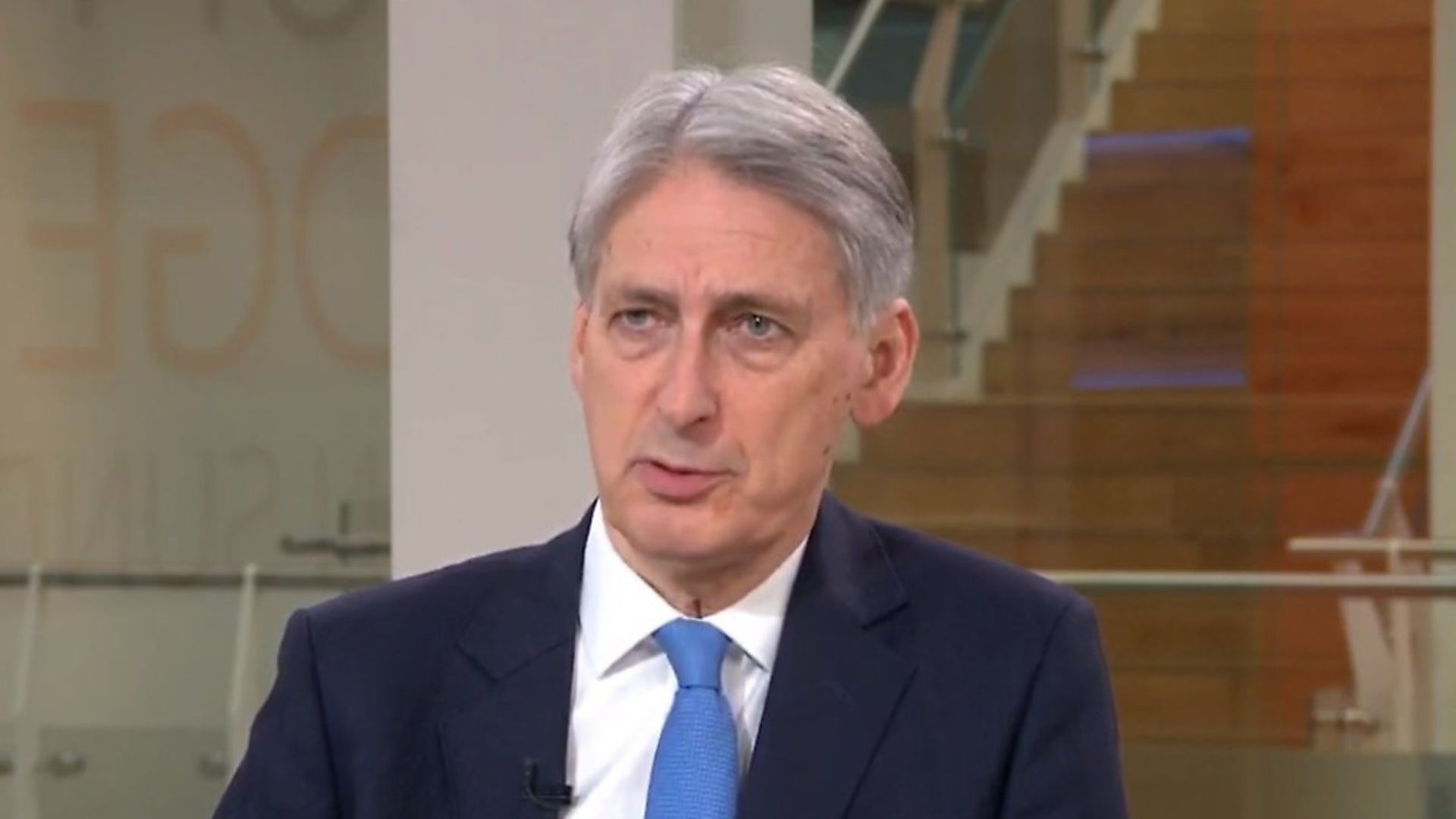 Philip Hammond appears on Sky News. Photograph: Sky News. - Credit: Archant