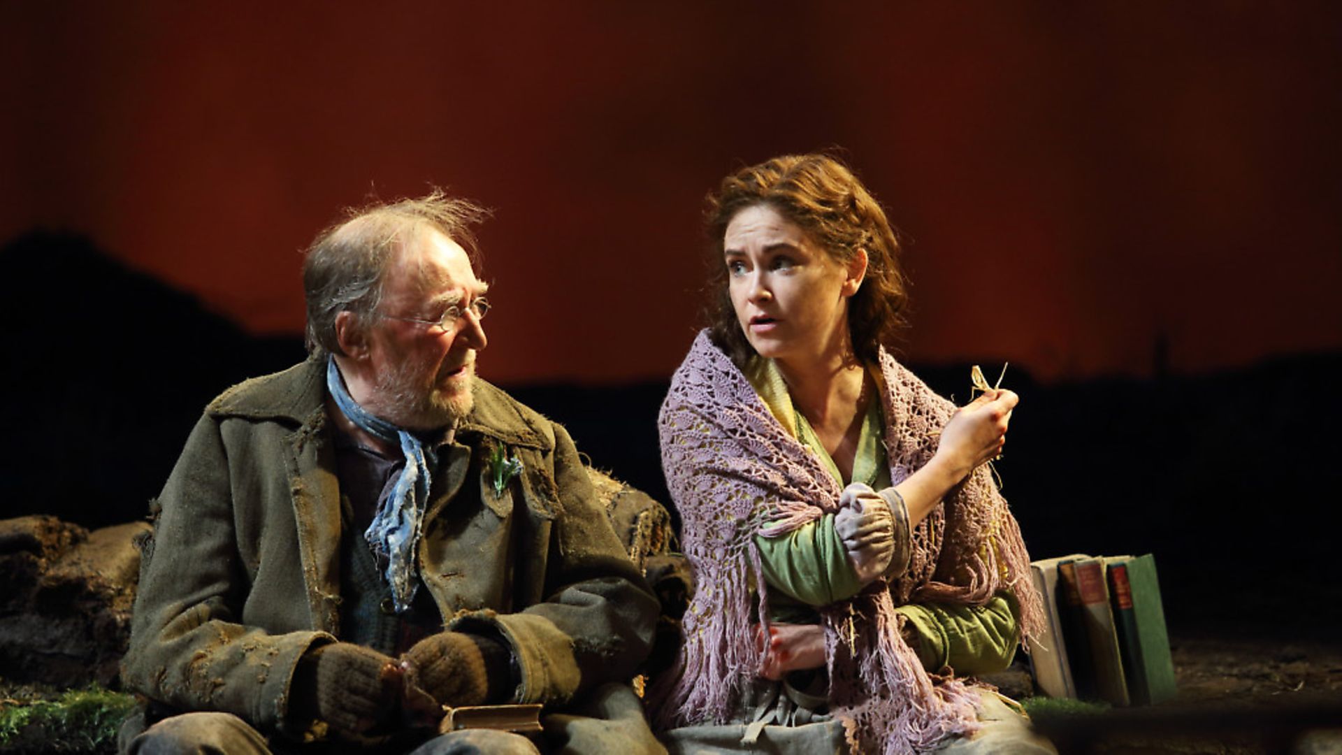 Dermot Crowley and Judith Roddy in Brian Friel's Translations. Photo: Catherine Ashmore - Credit: Archant