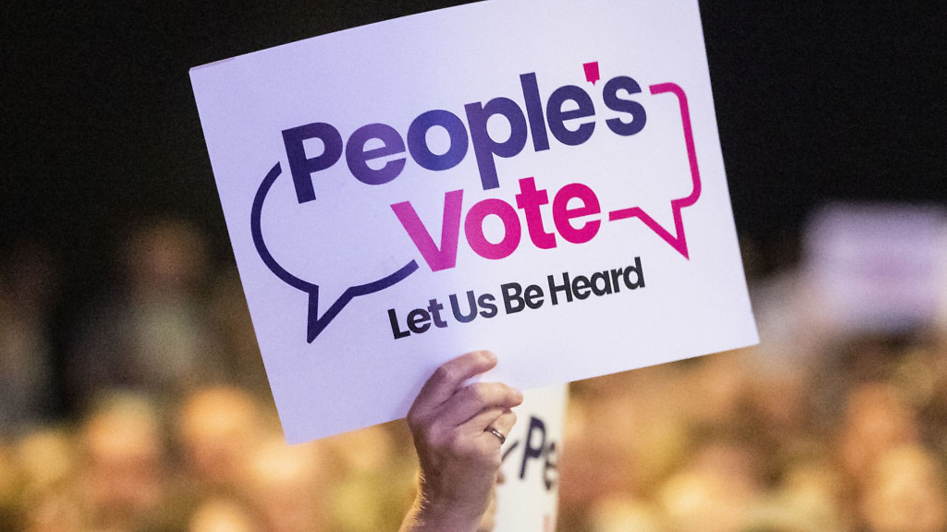 People's Vote campaigner. Photograph: Danny Lawson/PA. - Credit: PA Wire/PA Images