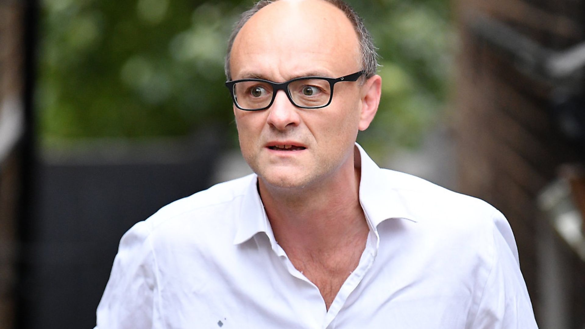 Boris Johnson's special advisor, Dominic Cummings, leaves his home in London. (Photo by DANIEL LEAL-OLIVAS / AFP). - Credit: AFP/Getty Images