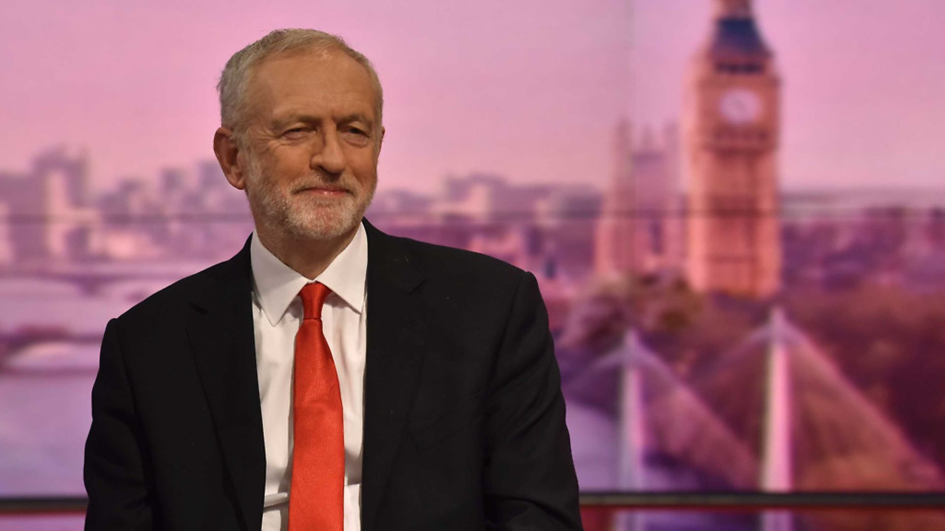 Jeremy Corbyn at the ITV debate. Photograph: ITV/PA. - Credit: PA