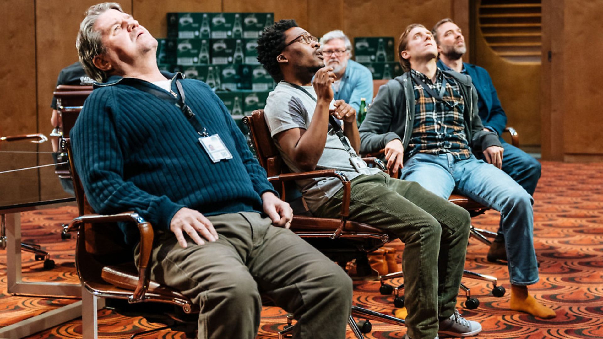 The cast of Annie Baker's The Antipodes at the National Theatre. Photo: Manuel Harlan - Credit: Archant