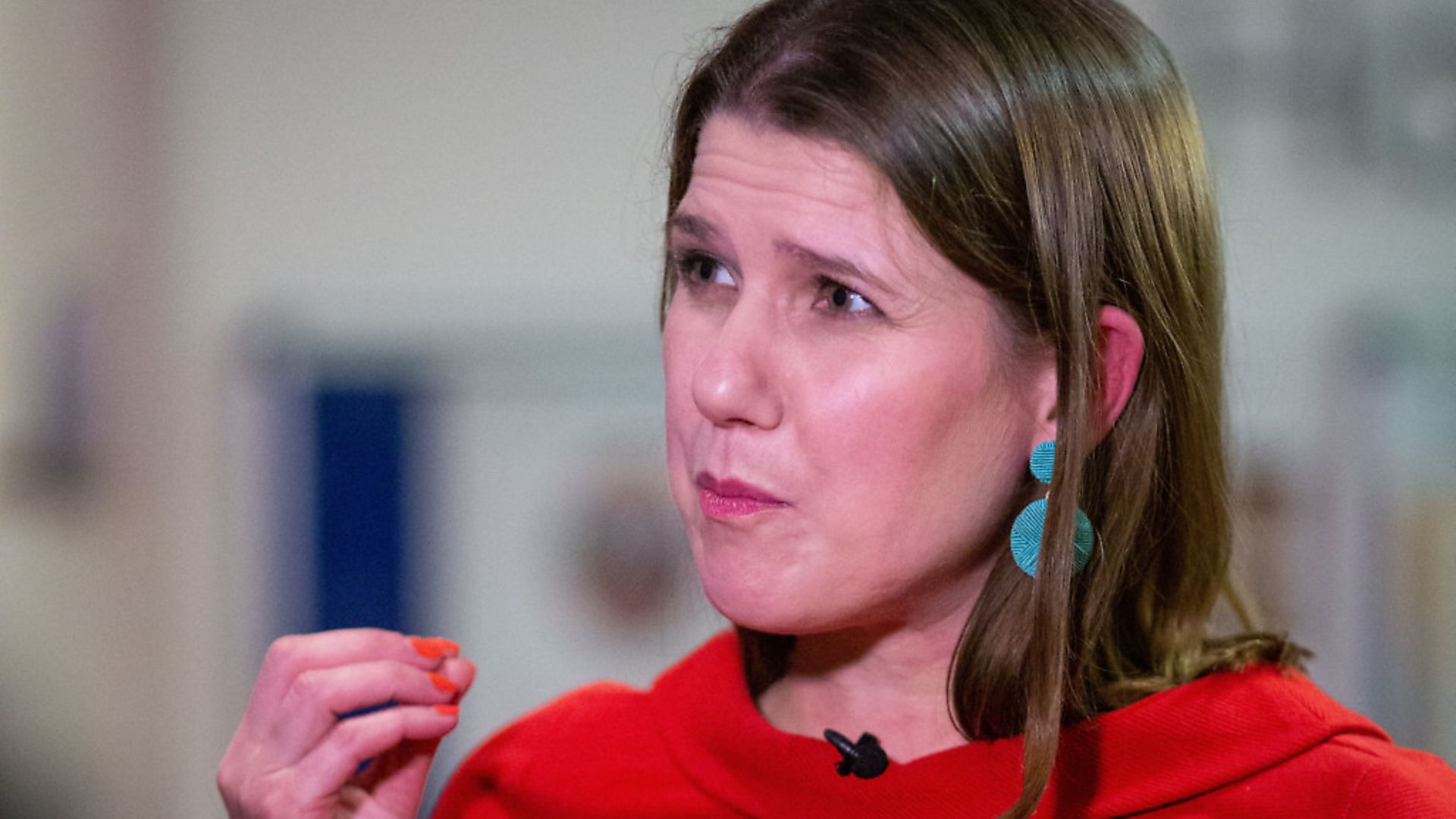 Liberal Democrat leader Jo Swinson during the BBC Question Time Leaders' Special. Photograph: Jeff Overs/PA Wire

. - Credit: PA