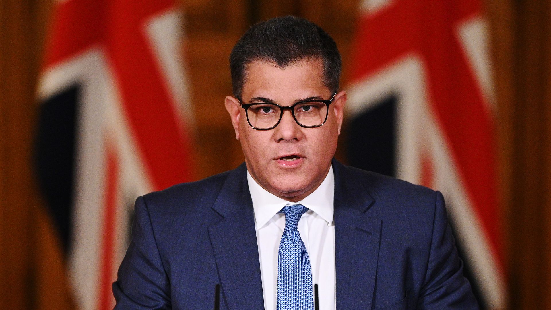 Business Secretary Alok Sharma during a media briefing in Downing Street, London, on coronavirus (COVID-19). - Credit: PA