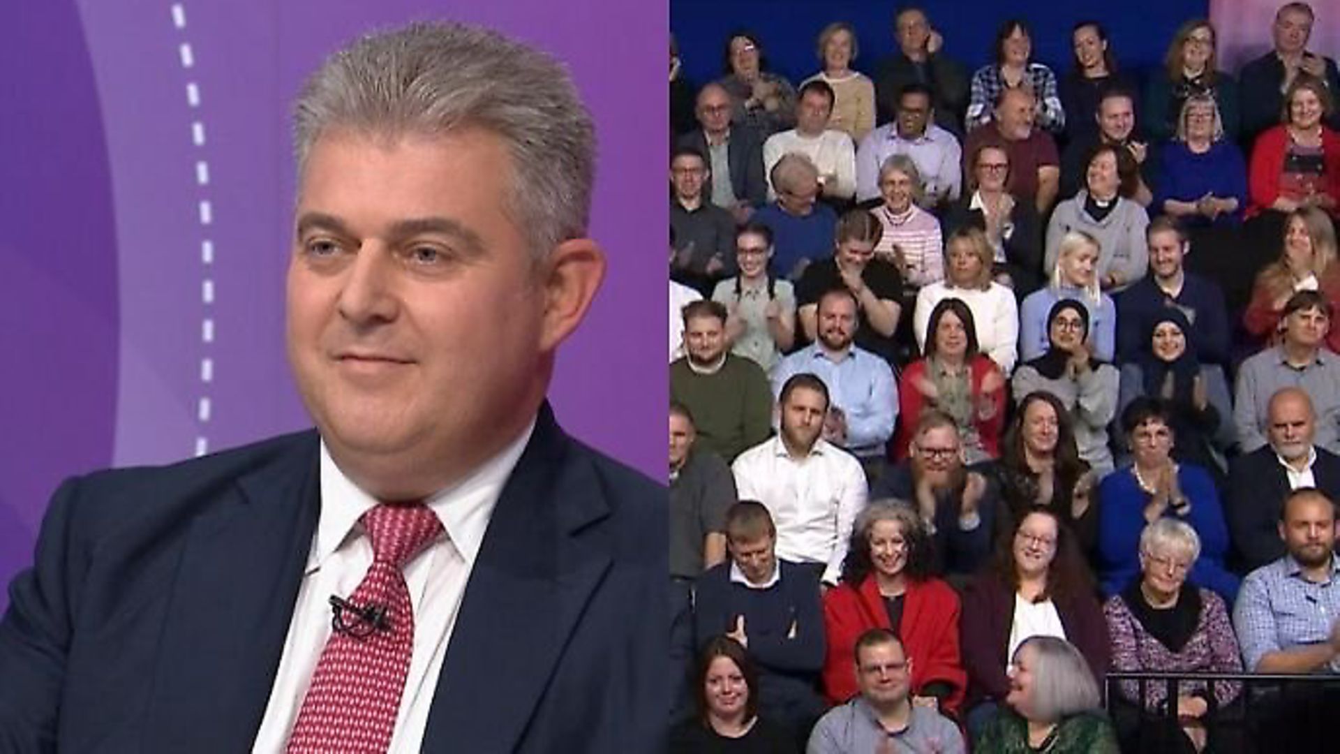 Brandon Lewis on BBC Question Time. Photograph: BBC. - Credit: Archant