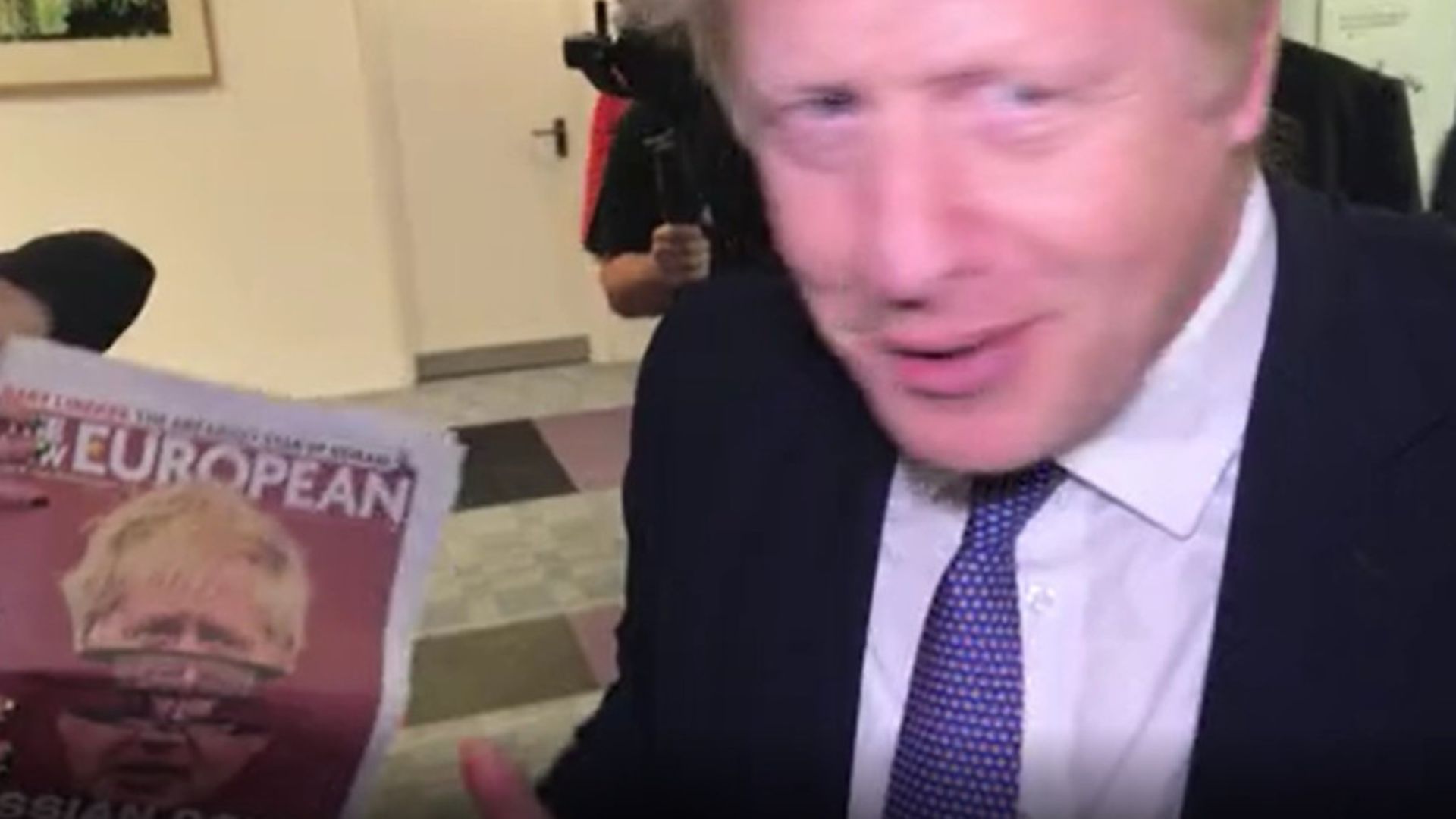 The prime minister tried to turn down our offer of a free copy of The New European. Picture: Archant - Credit: Archant