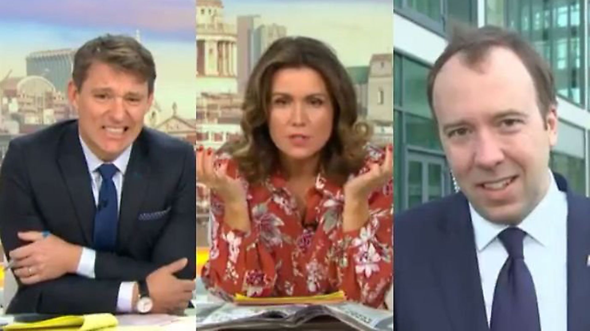 Matt Hancock appears on Good Morning Britain. Photograph: ITV. - Credit: Archant