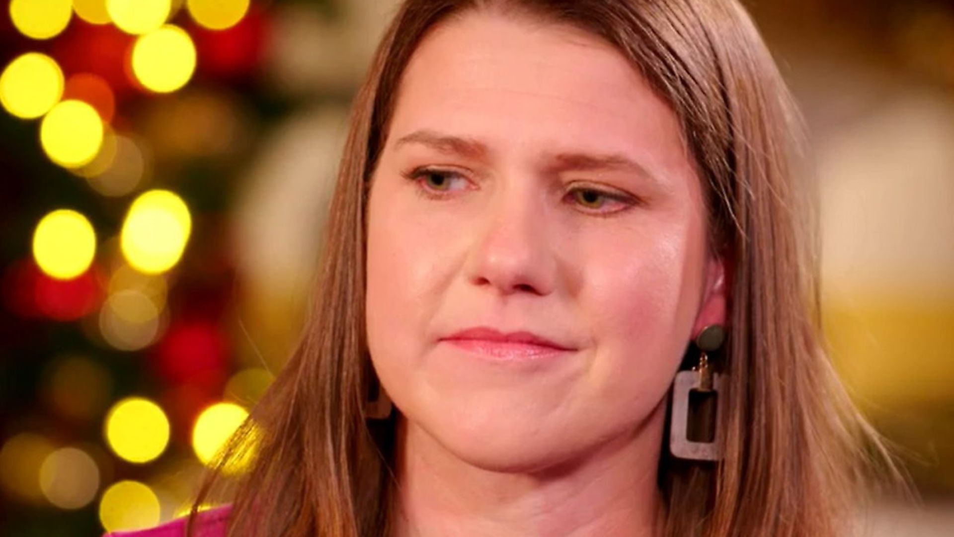 Jo Swinson smiled and held back tears as she explained how her late father's memory drives her on in the Liberal Democrat general election race. Picture: ITV Tonight - Credit: ITV Tonight