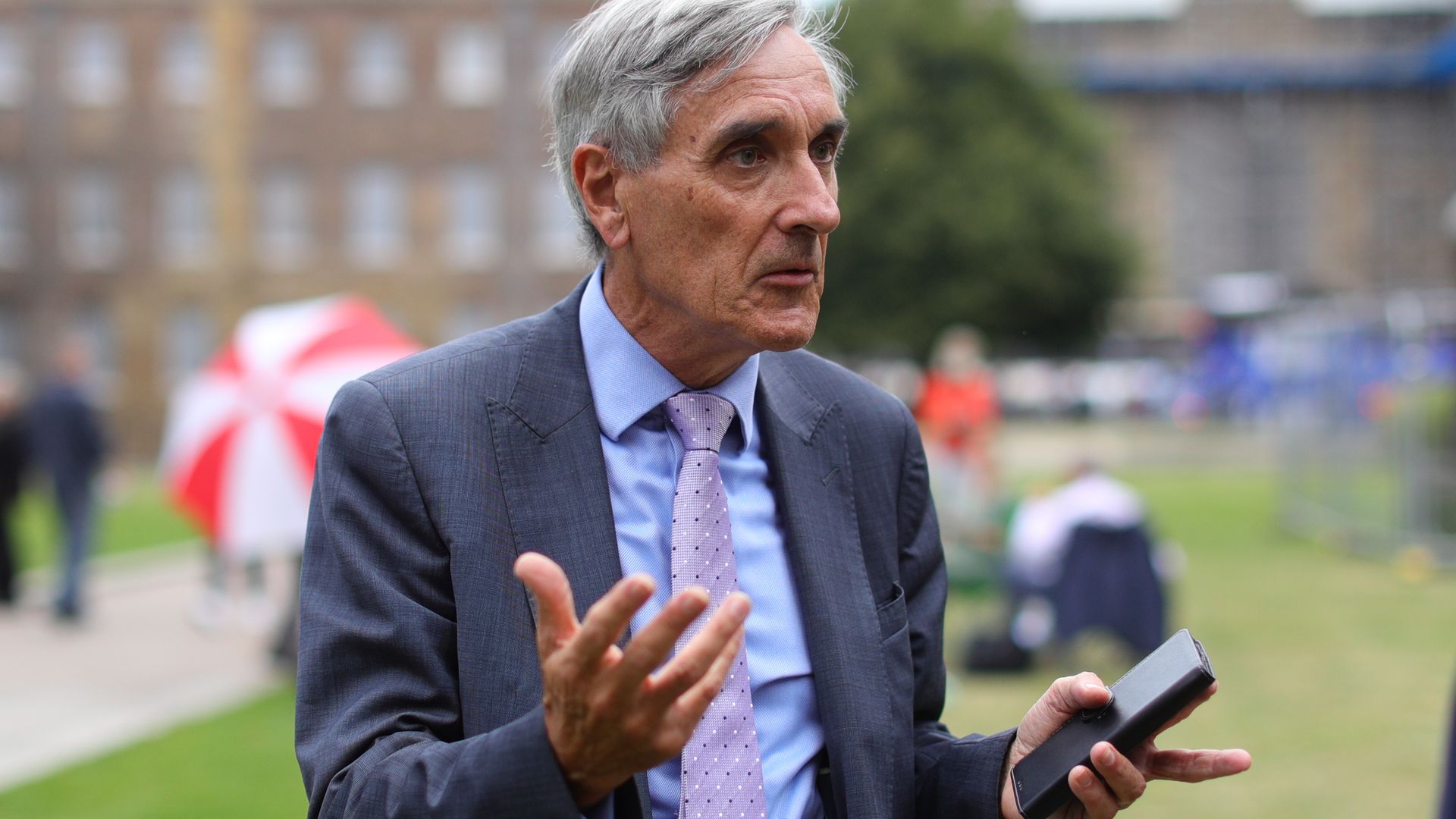 Conservative MP John Redwood in Westminster, London. - Credit: PA