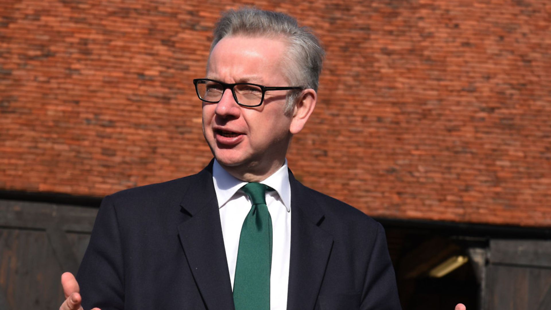 Secretary of State for Environment, Food and Rural Affairs Michael Gove MP on a visit to the Thames Chase Forest Centre with Julia Lopez MP - Credit: Archant