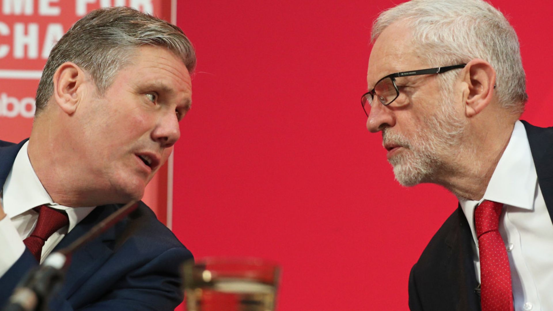 Then Labour Party leader Jeremy Corbyn, alongside his shadow Brexit secretary Keir Starmer - Credit: PA Wire/PA Images