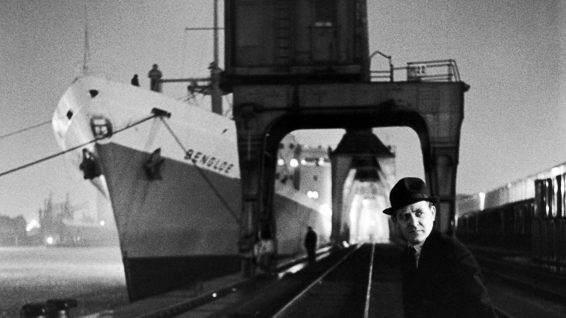 David Cornwell, or John le Carré, photographed down at the docks in 1964 - Credit: The LIFE Picture Collection via