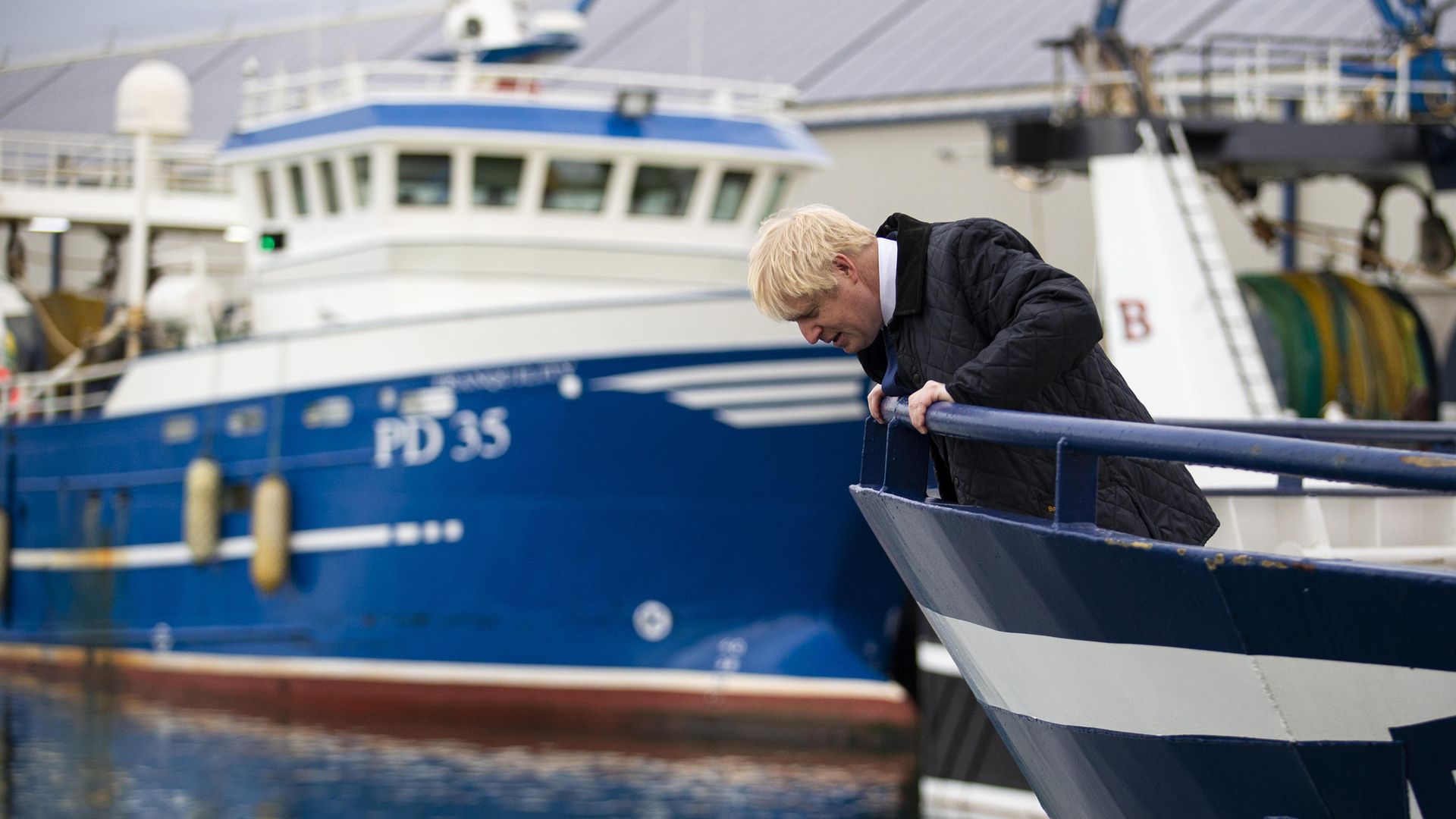 Boris Johnson claimed to be a supporter of the fishing industry ahead of Brexit - Credit: PA