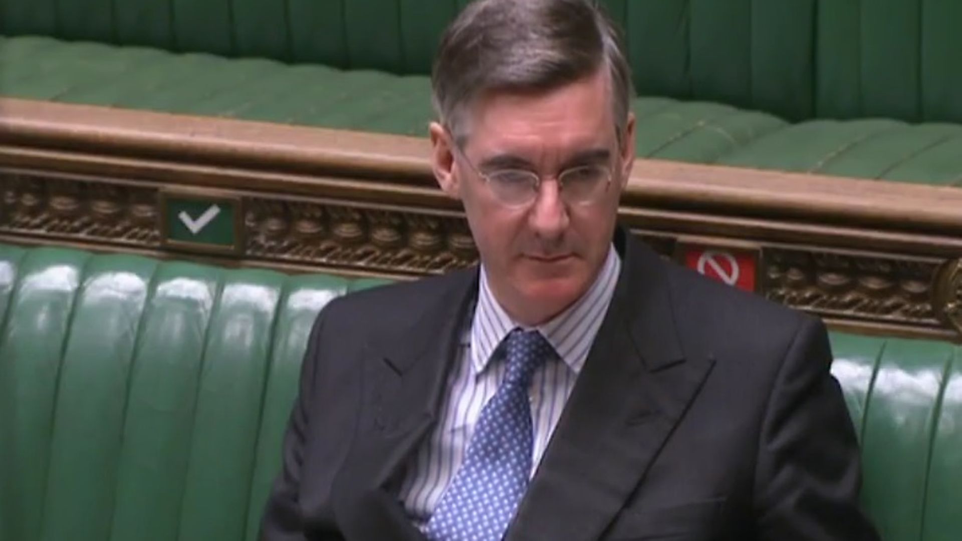 Jacob Rees-Mogg in the House of Commons - Credit: Parliament Live