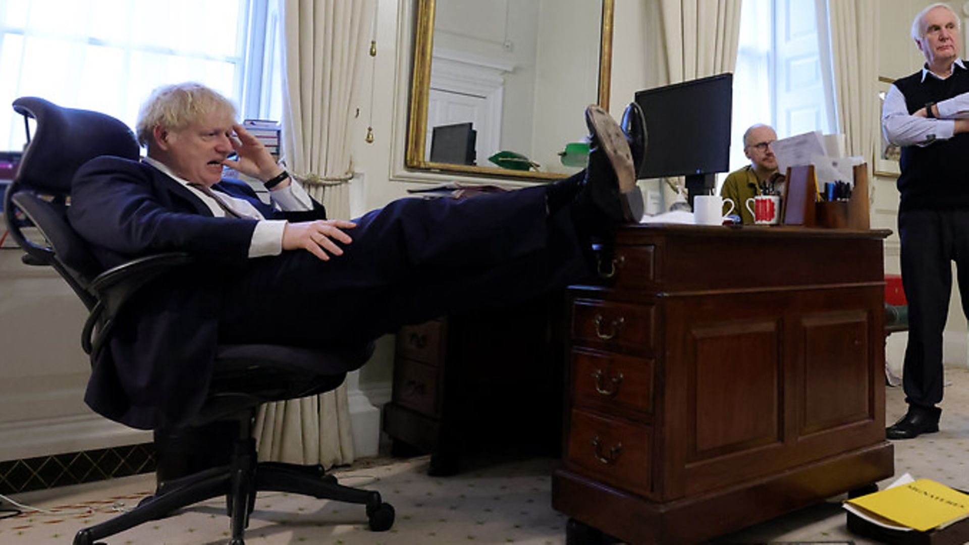 Boris Johnson awaits news of a Brexit deal - Credit: Andrew Parsons / No10 Downing St