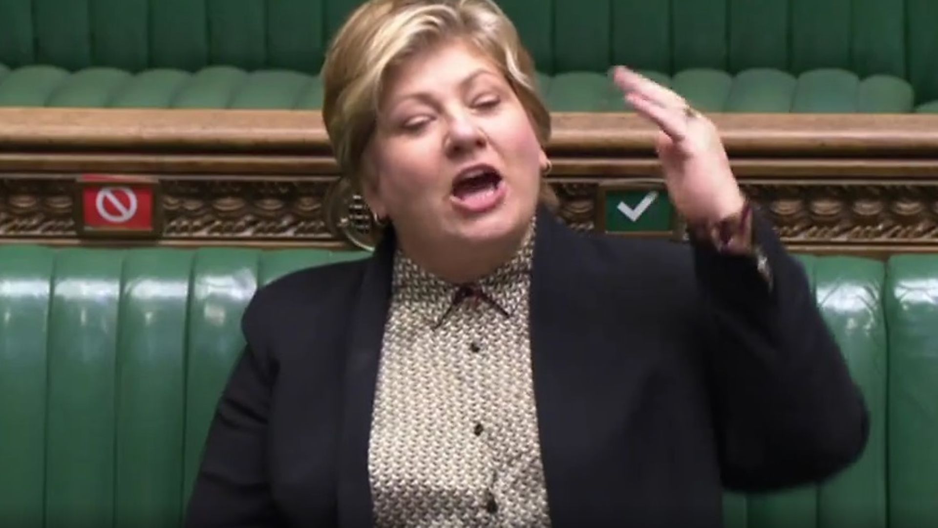 Emily Thornberry in the House of Commons - Credit: Parliament Live