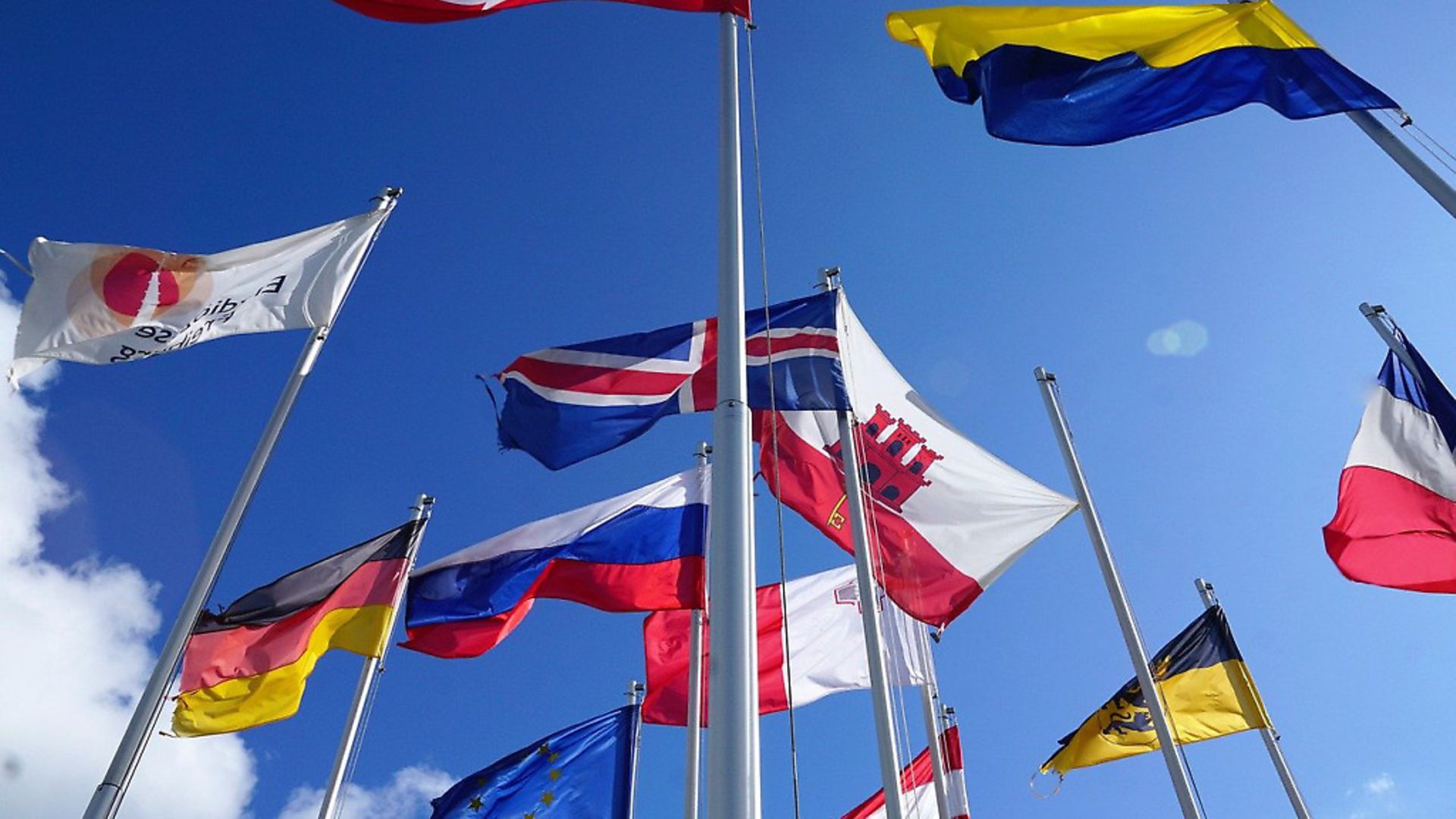 A series of flags representing different countries alongside the European flag. Photograph: Trecosa (pixabay.com) - Credit: Archant