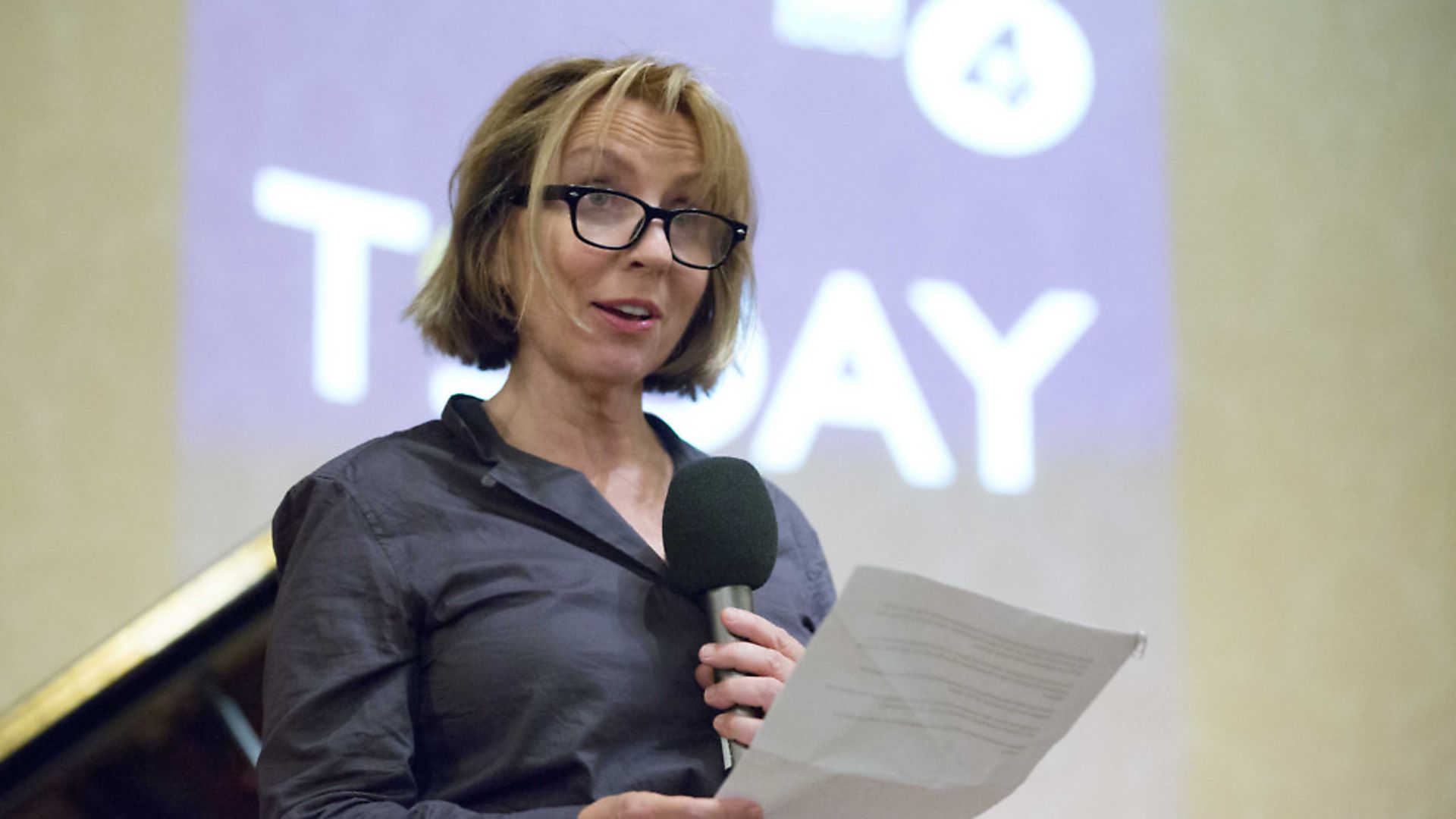 Editor of BBC Radio 4's Today programme Sarah Sands speaks to a live audience at Wigmore Hall. Picture: PA - Credit: PA Archive/PA Images