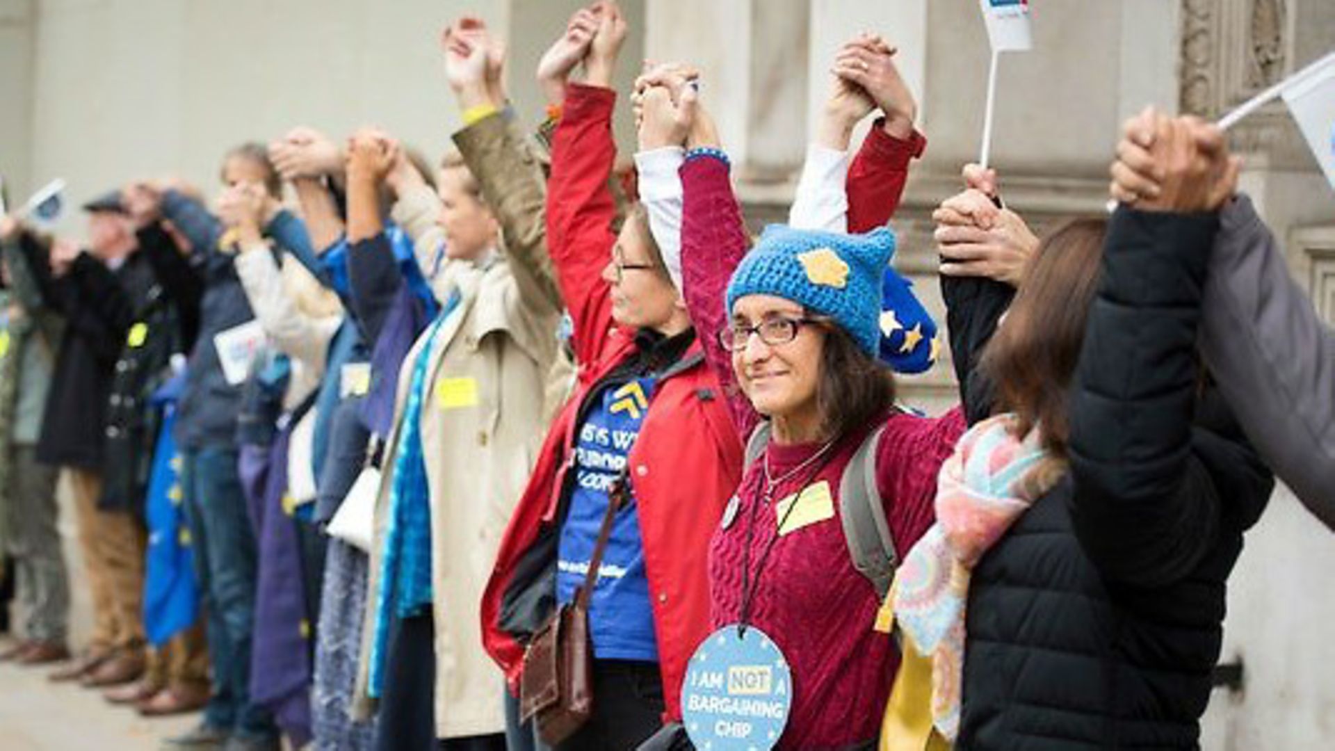 Campaigners with the3million outside court fighting the #DeniedMyVote court case. - Credit: Contributed